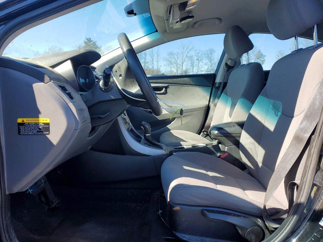 2014 Hyundai Elantra Se Black vin: 5NPDH4AEXEH531941