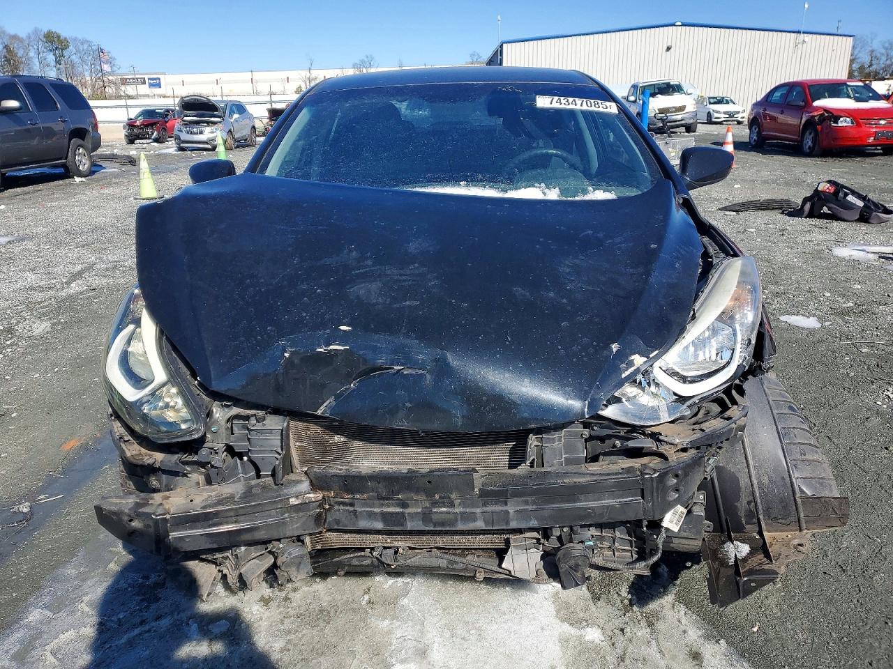 2014 Hyundai Elantra Se Black vin: 5NPDH4AEXEH531941