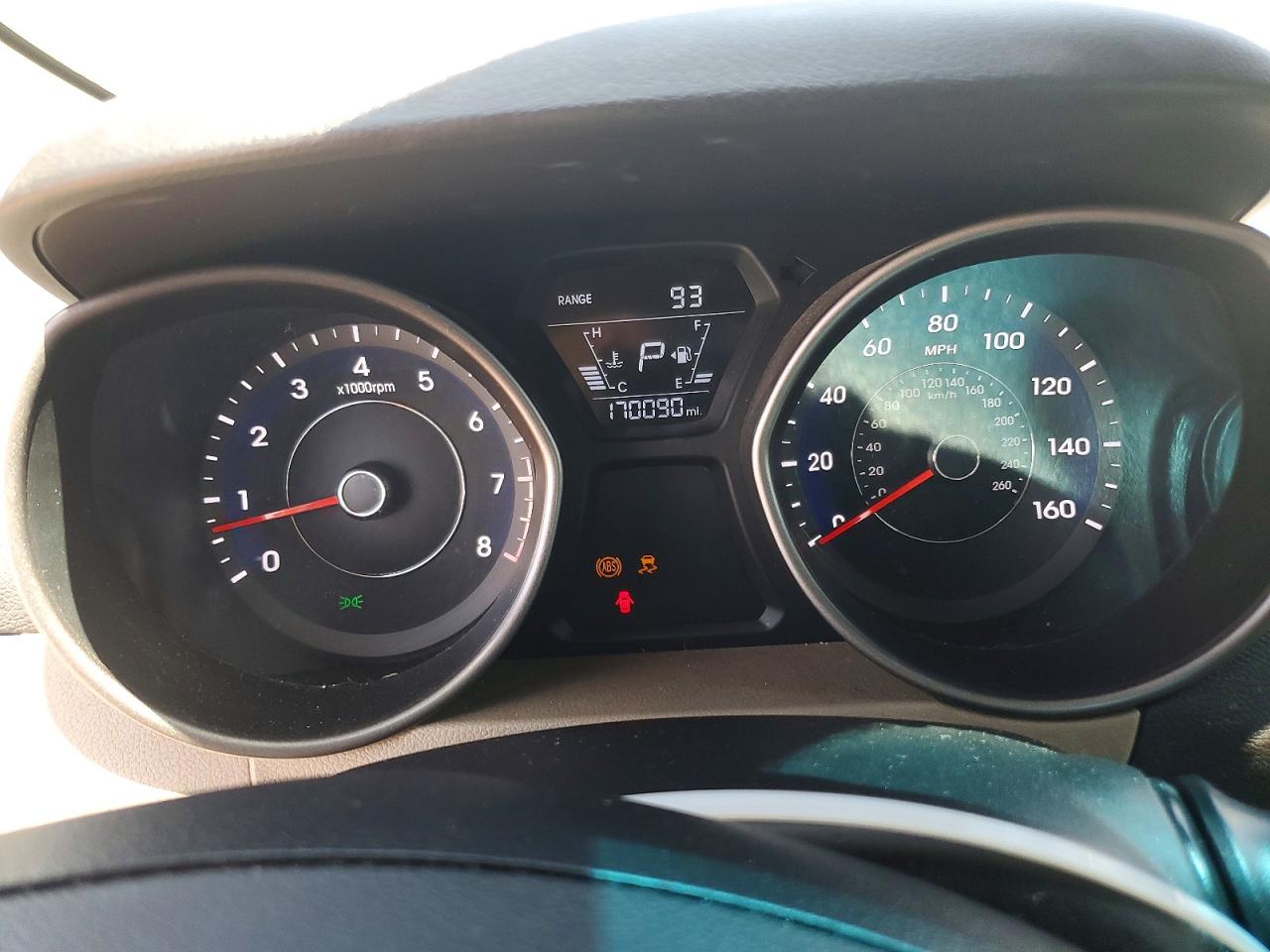 2014 Hyundai Elantra Se Red vin: 5NPDH4AEXEH532670