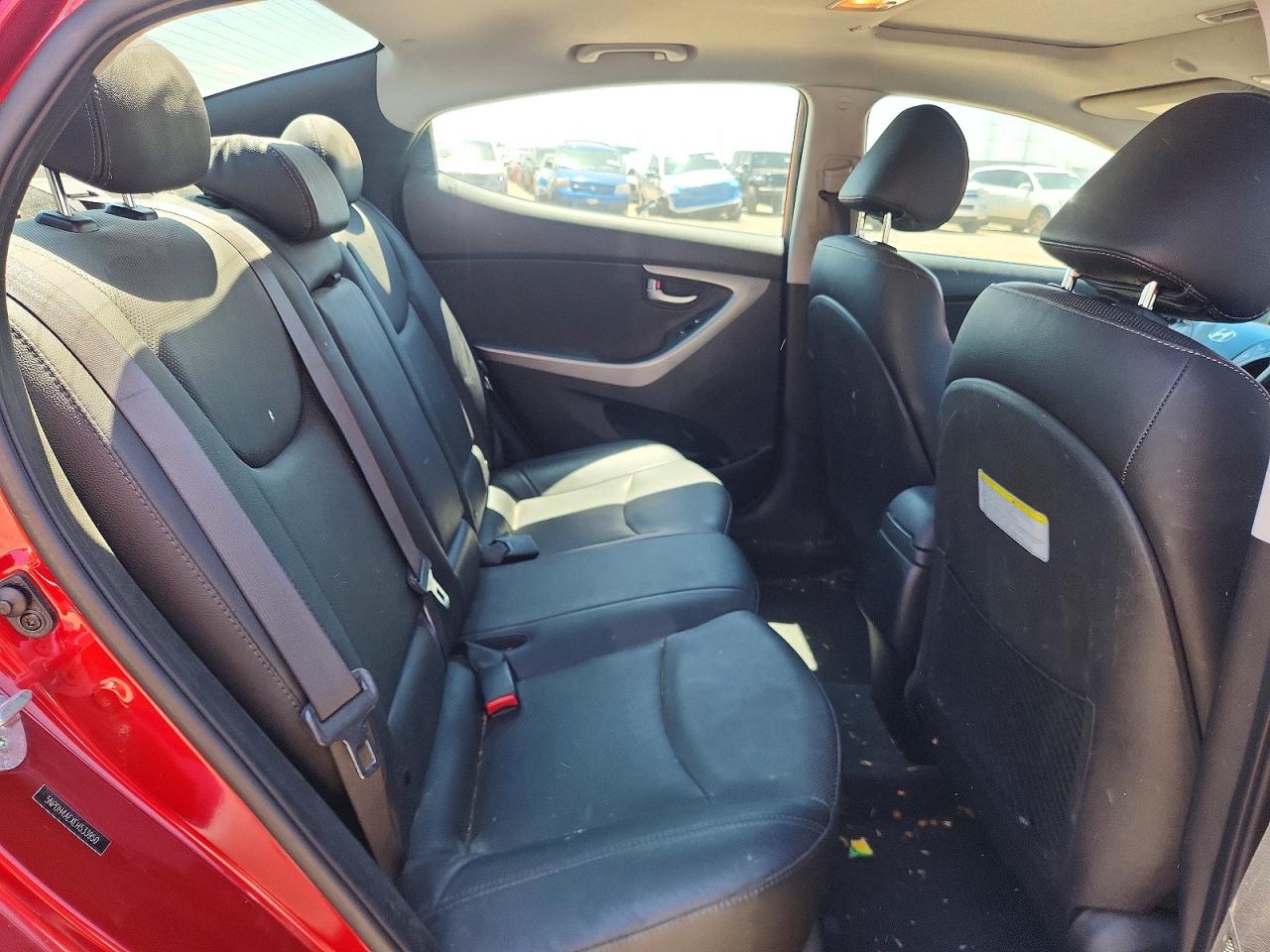2014 Hyundai Elantra Limited Burgundy vin: 5NPDH4AEXEH533950