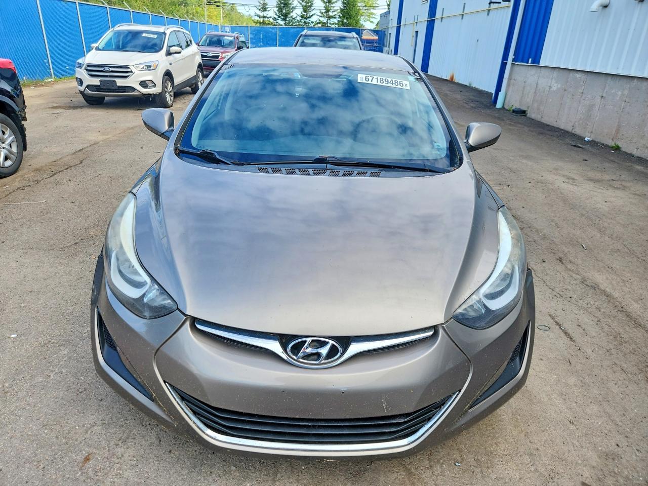 2014 Hyundai Elantra Se Silver vin: 5NPDH4AEXEH535083