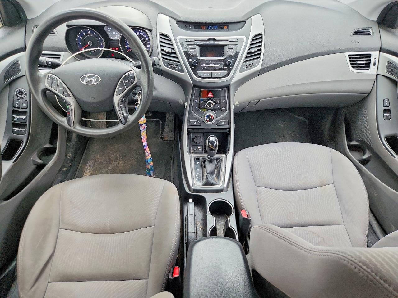 2014 Hyundai Elantra Se Silver vin: 5NPDH4AEXEH535083