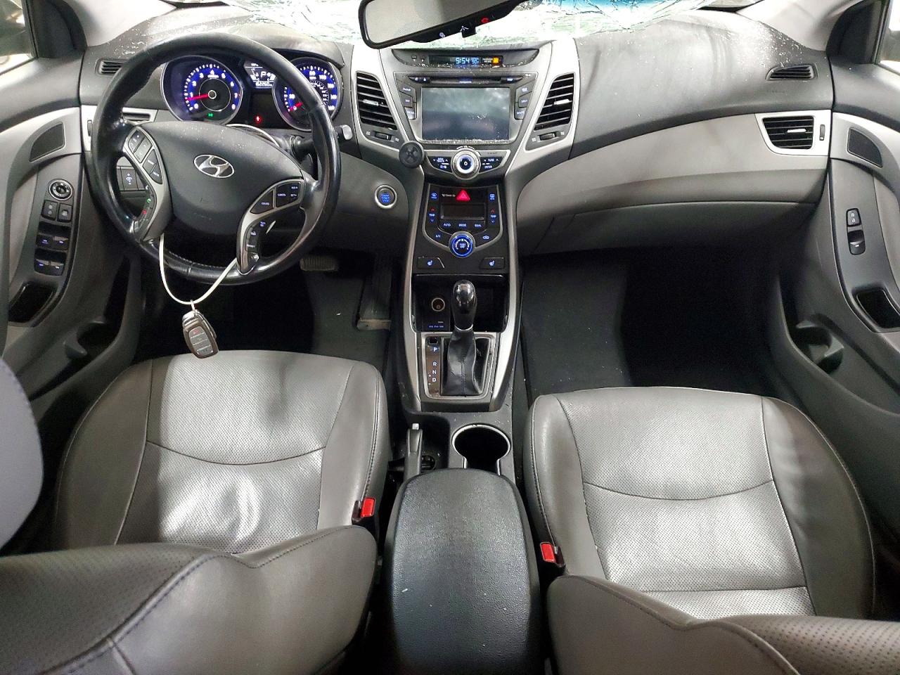 2014 Hyundai Elantra Sel Black vin: 5NPDH4AEXEH543118