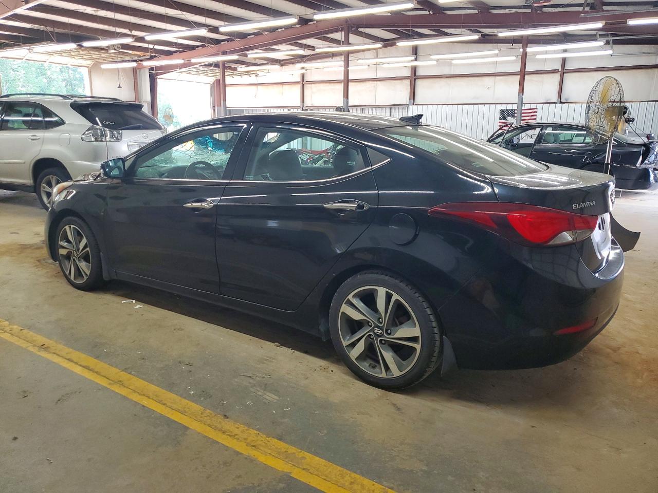 2014 Hyundai Elantra Sel Black vin: 5NPDH4AEXEH543118