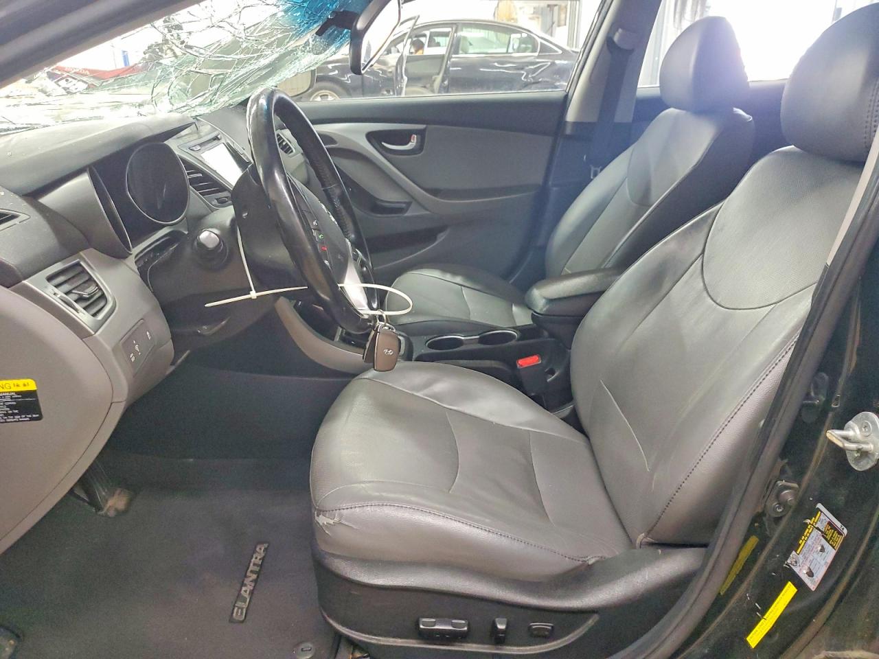 2014 Hyundai Elantra Sel Black vin: 5NPDH4AEXEH543118