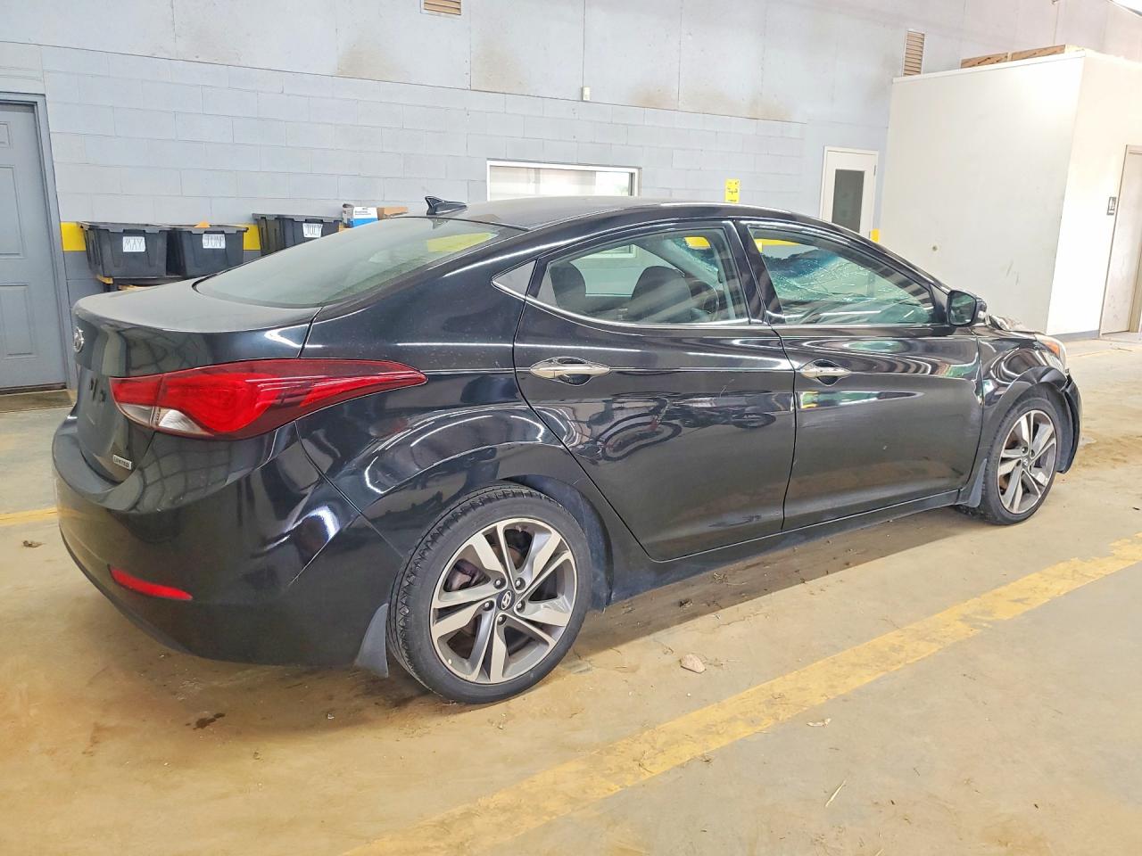 2014 Hyundai Elantra Sel Black vin: 5NPDH4AEXEH543118