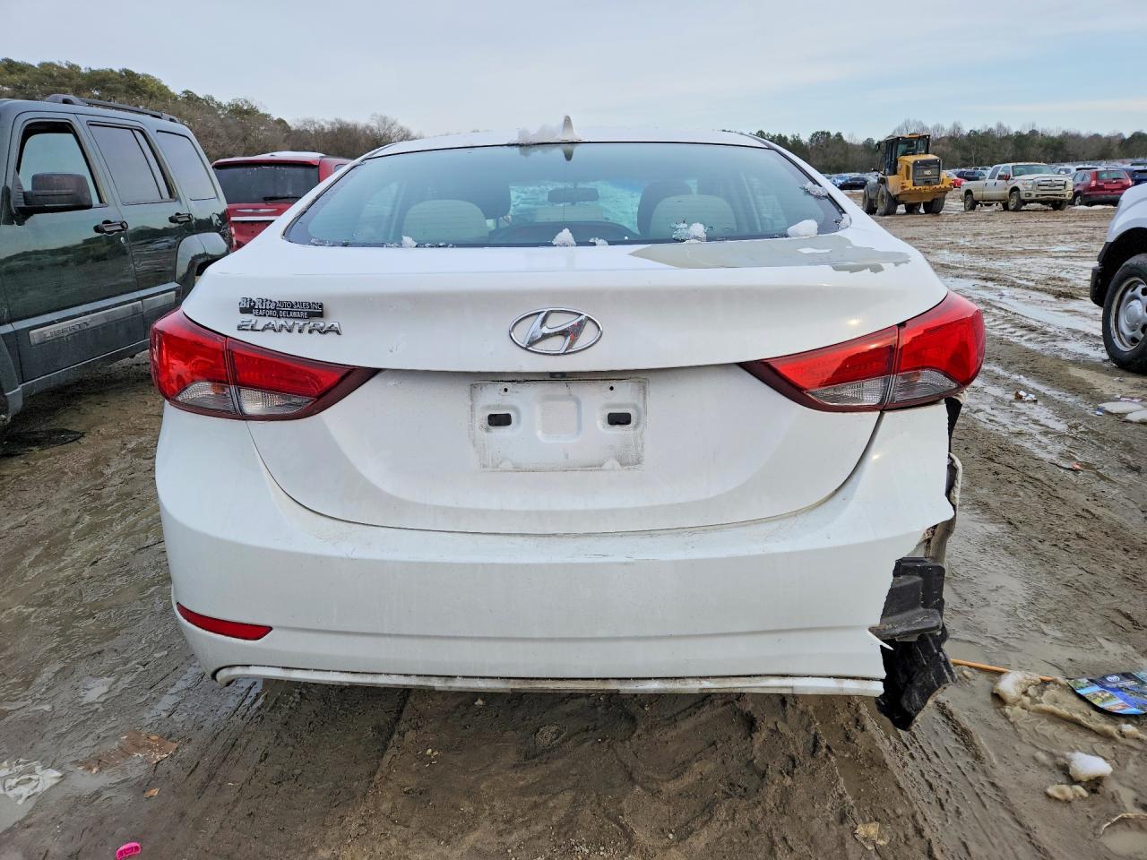 2015 Hyundai Elantra Se Белый vin: 5NPDH4AEXFH548482