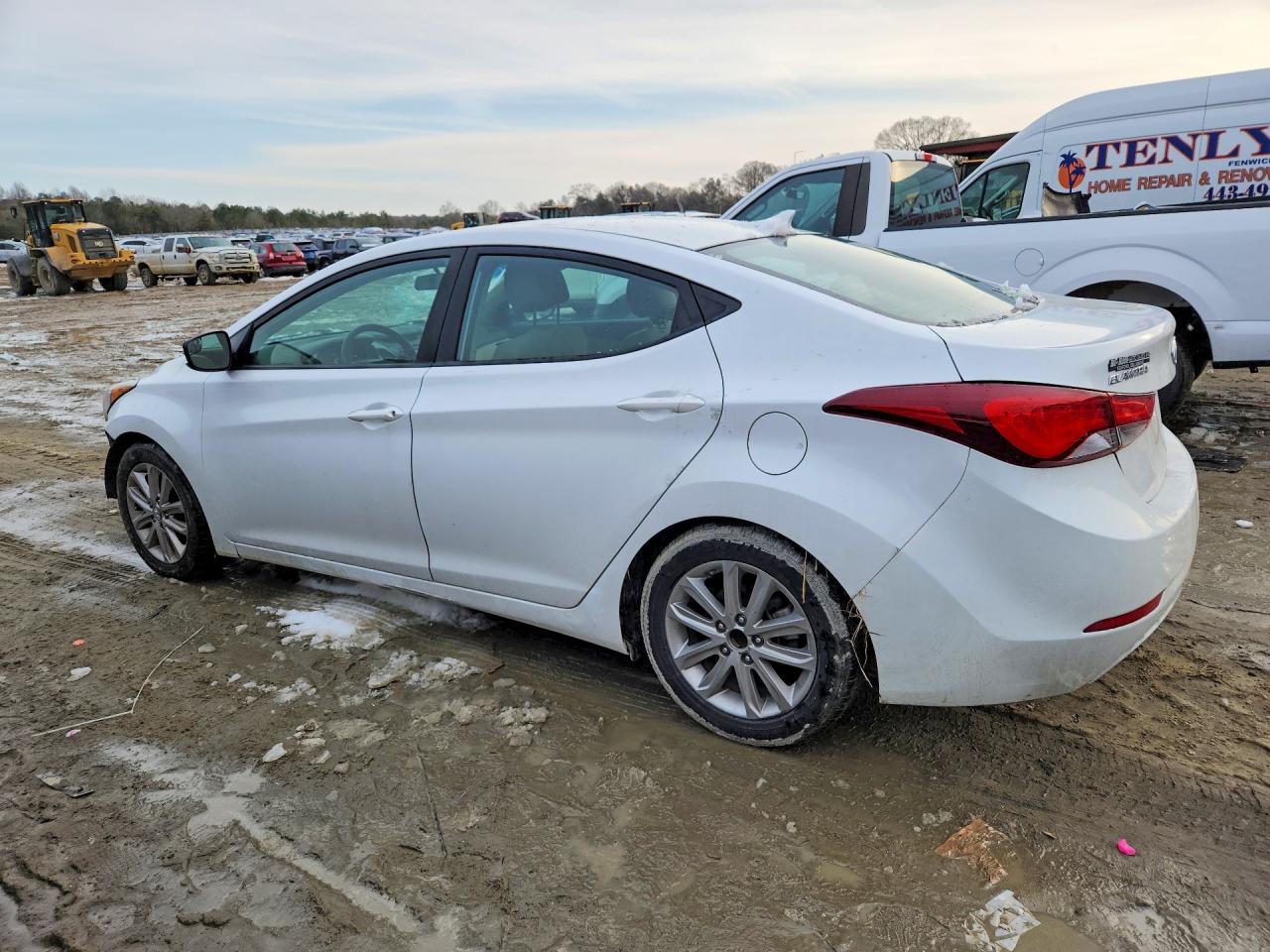 2015 Hyundai Elantra Se Белый vin: 5NPDH4AEXFH548482