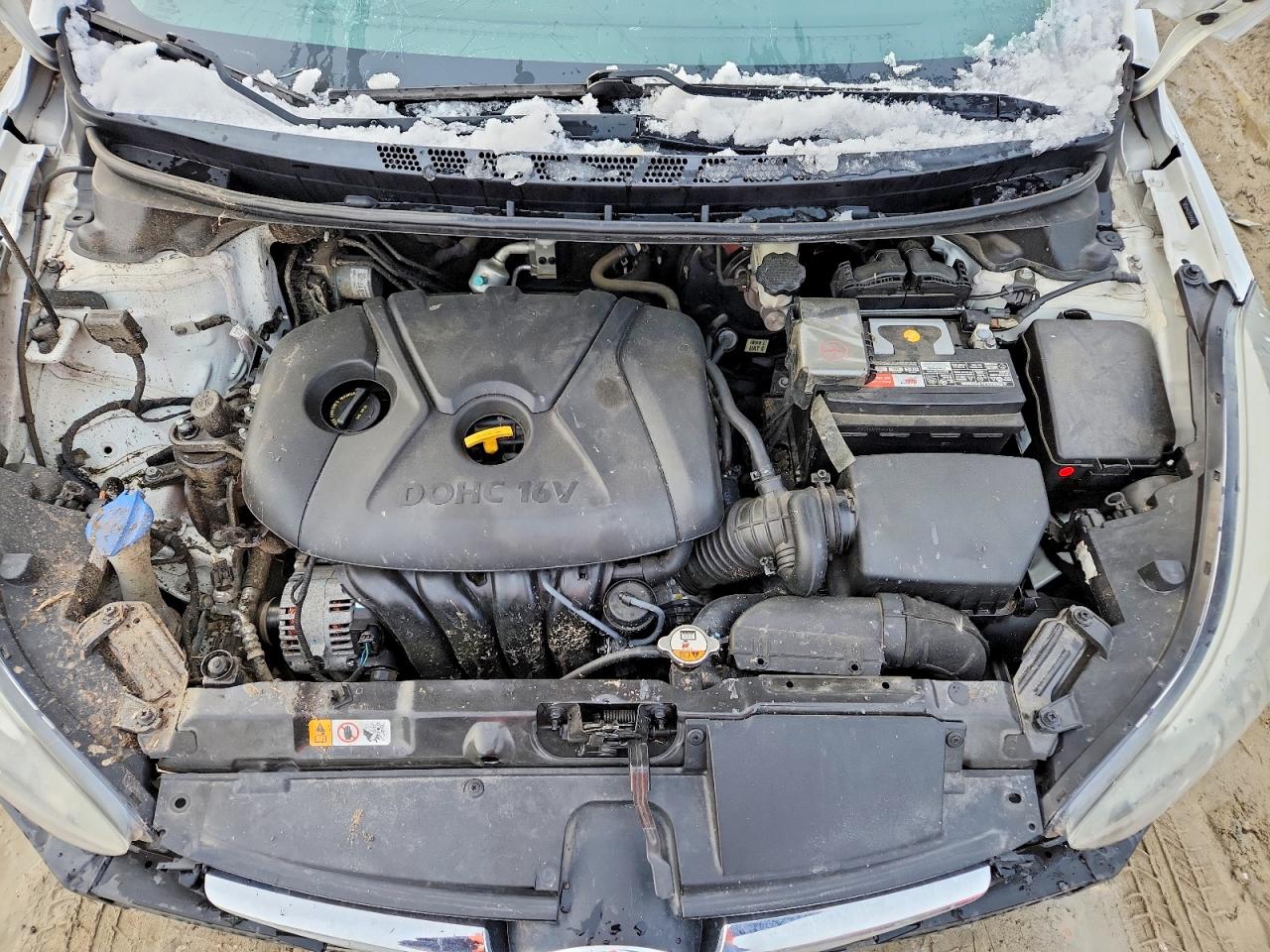 2015 Hyundai Elantra Se Белый vin: 5NPDH4AEXFH548482