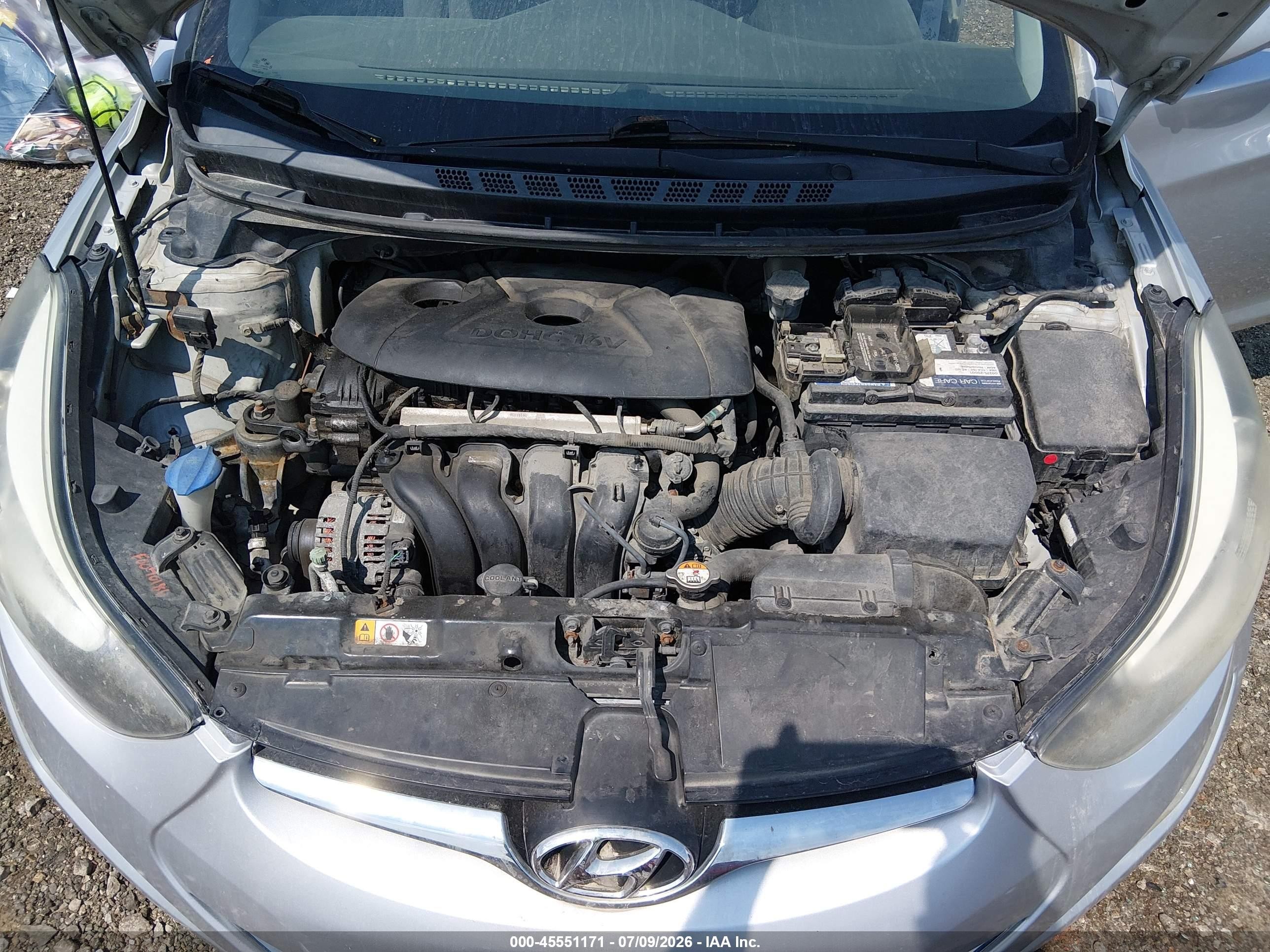 2015 Hyundai Elantra Se Silver vin: 5NPDH4AEXFH549986