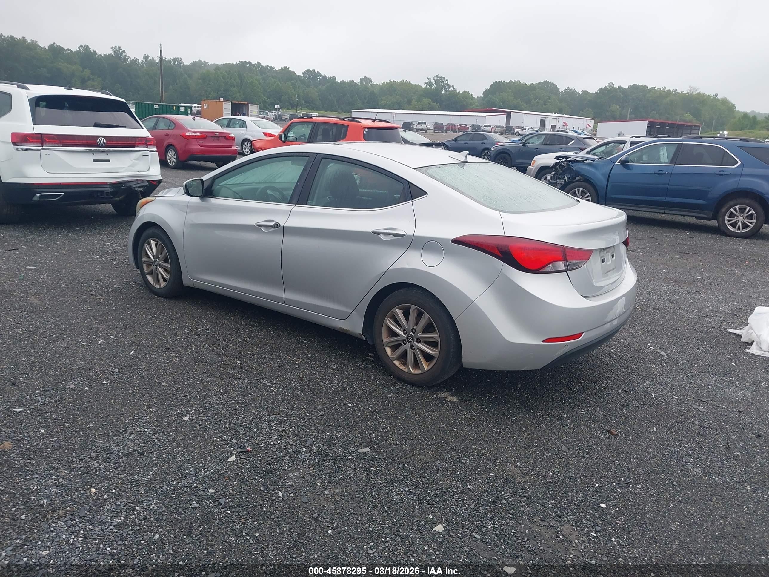 2015 Hyundai Elantra Se Silver vin: 5NPDH4AEXFH559109