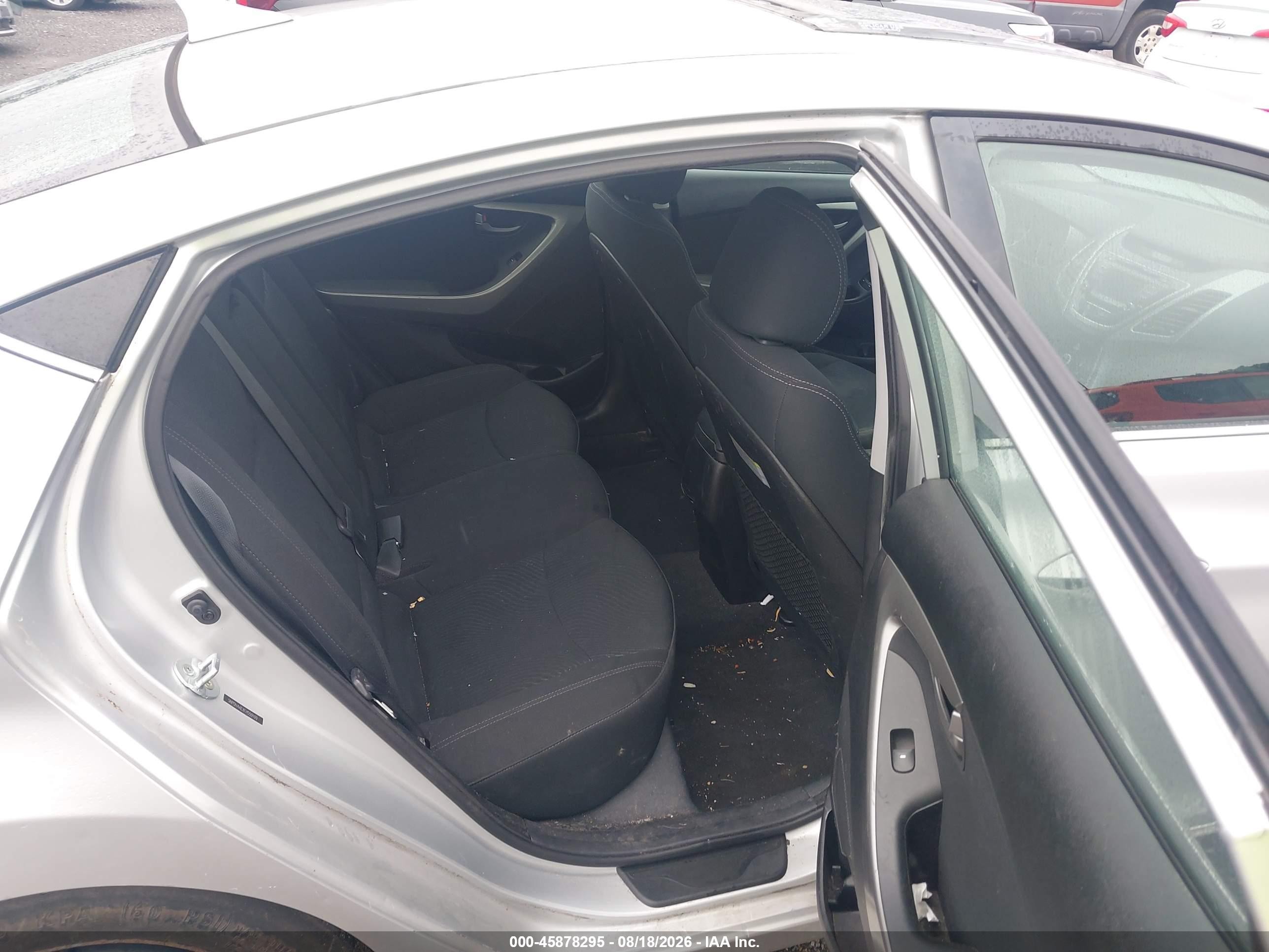 2015 Hyundai Elantra Se Silver vin: 5NPDH4AEXFH559109