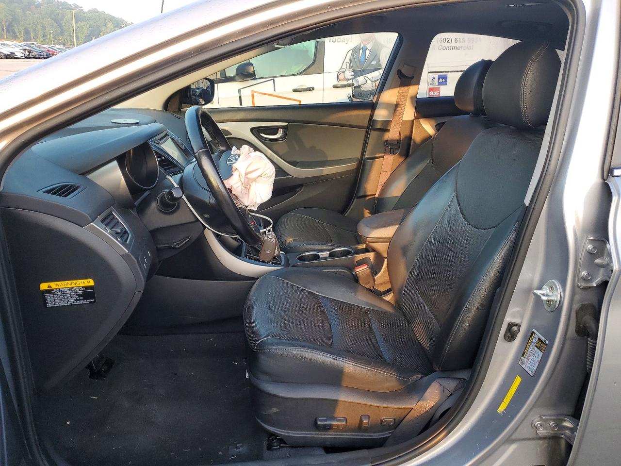 2015 Hyundai Elantra Silver vin: 5NPDH4AEXFH559515