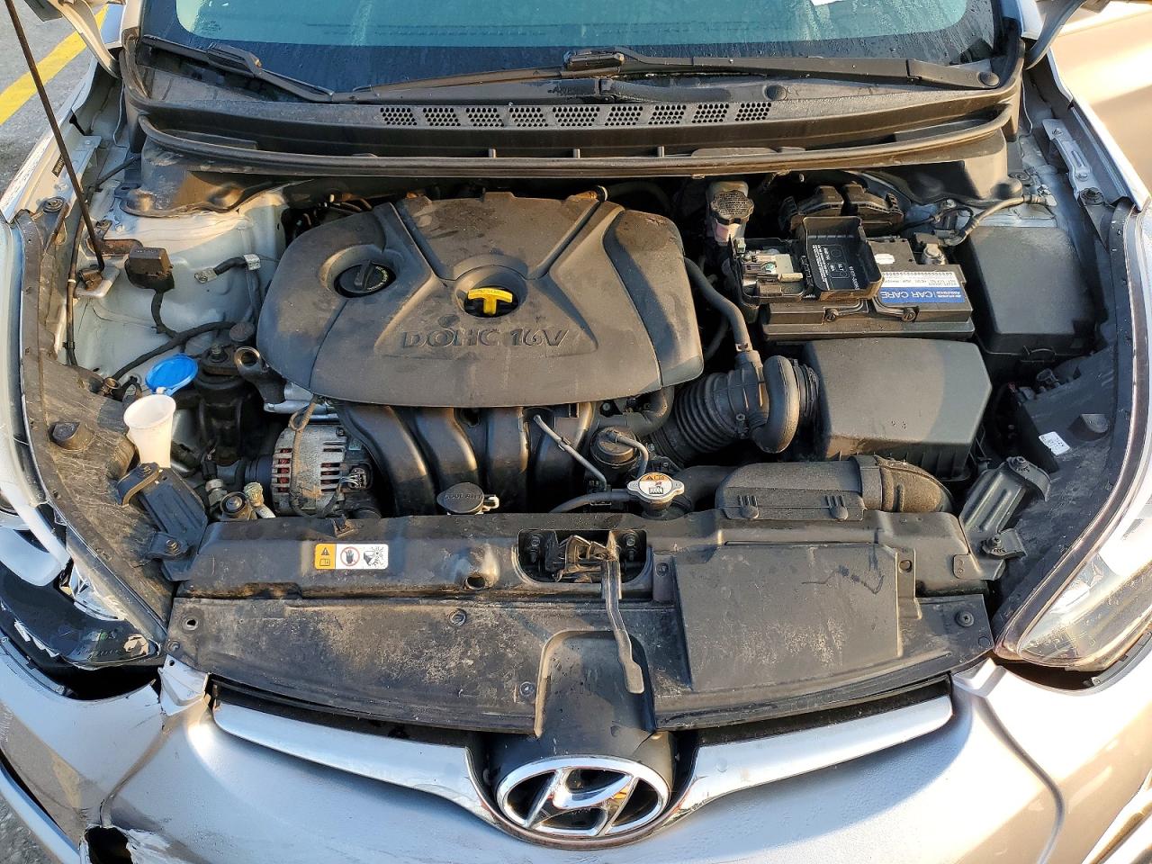 2015 Hyundai Elantra Silver vin: 5NPDH4AEXFH559515