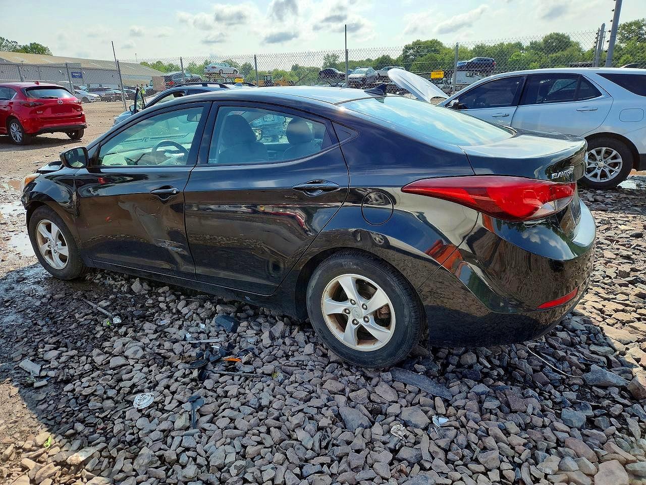 2015 Hyundai Elantra Se Black vin: 5NPDH4AEXFH564486