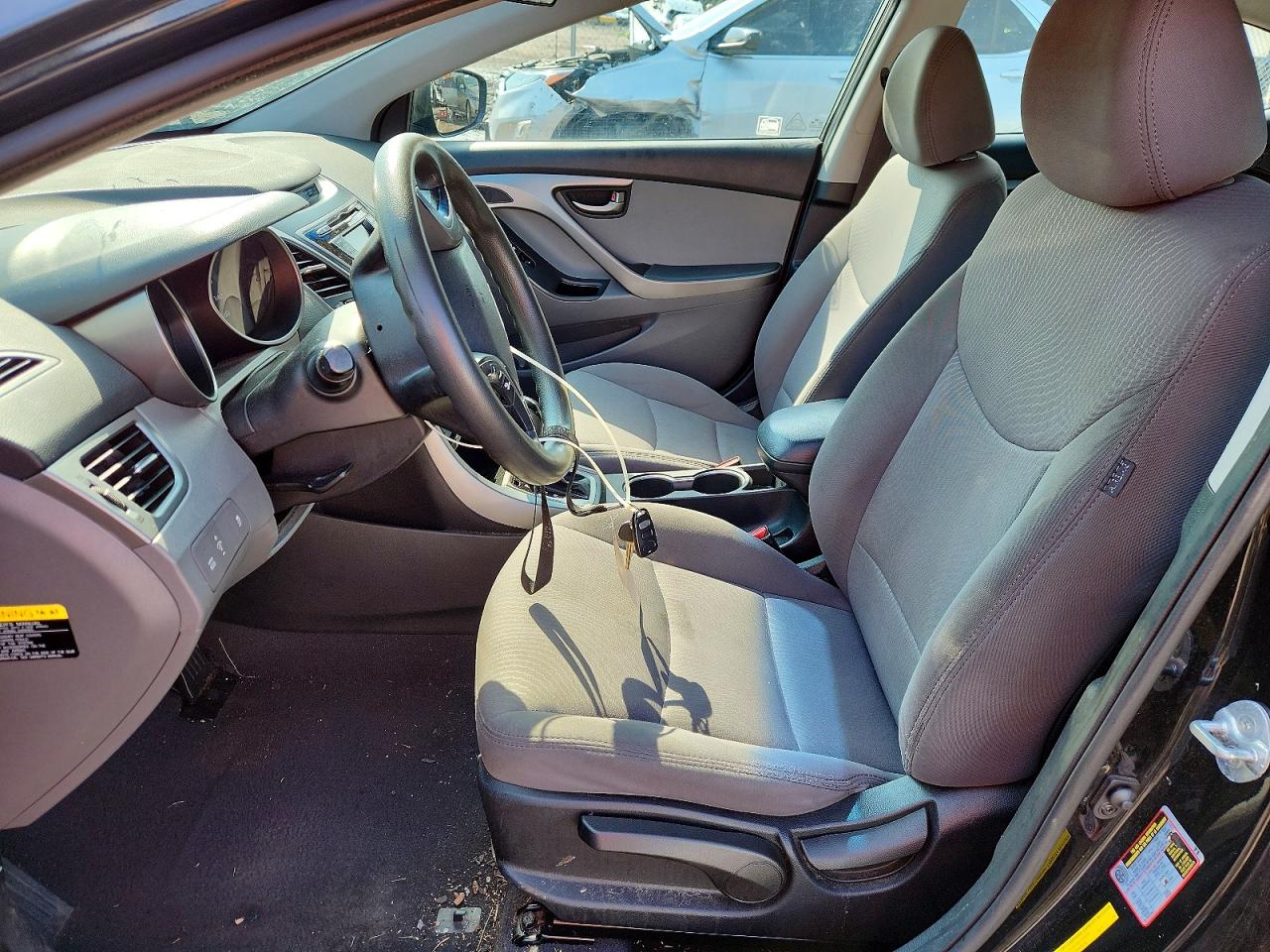 2015 Hyundai Elantra Se Black vin: 5NPDH4AEXFH564486