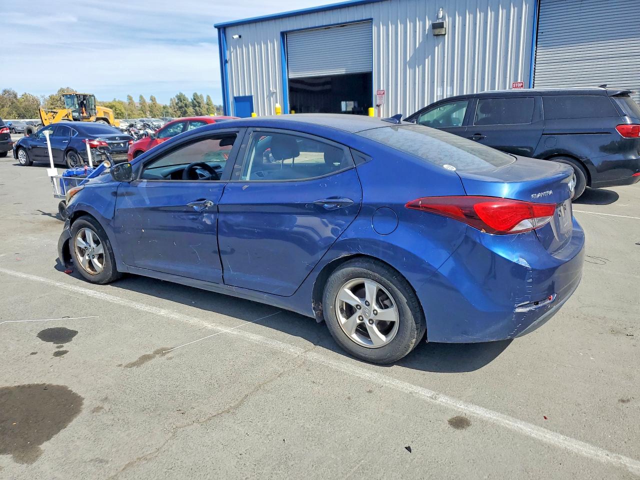 2015 Hyundai Elantra Se Blue vin: 5NPDH4AEXFH566206