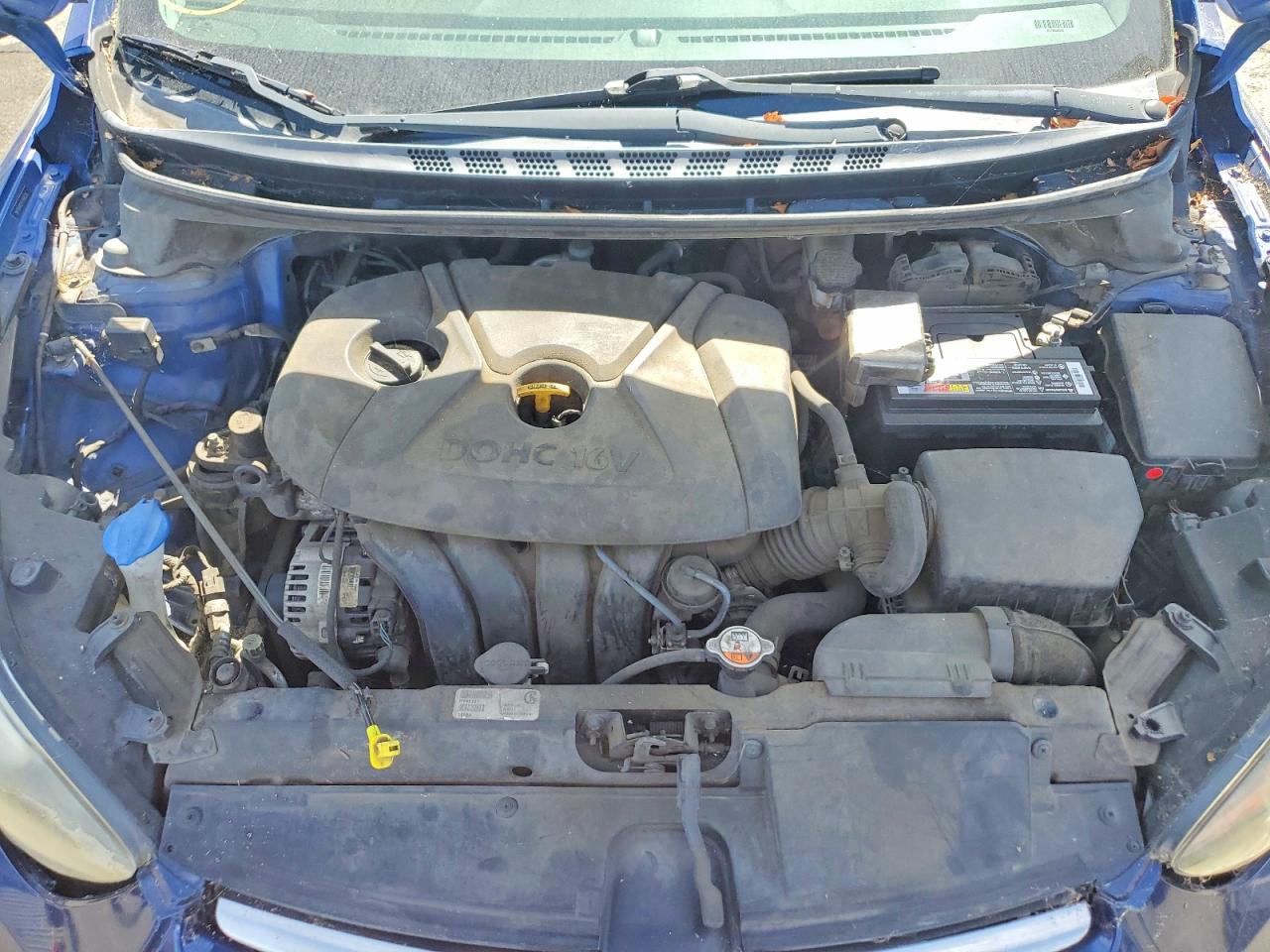 2015 Hyundai Elantra Se Blue vin: 5NPDH4AEXFH566206