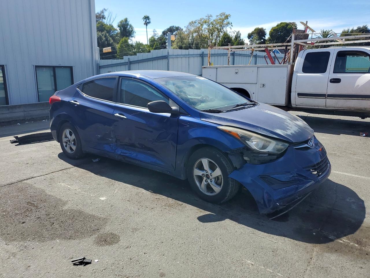 2015 Hyundai Elantra Se Blue vin: 5NPDH4AEXFH566206
