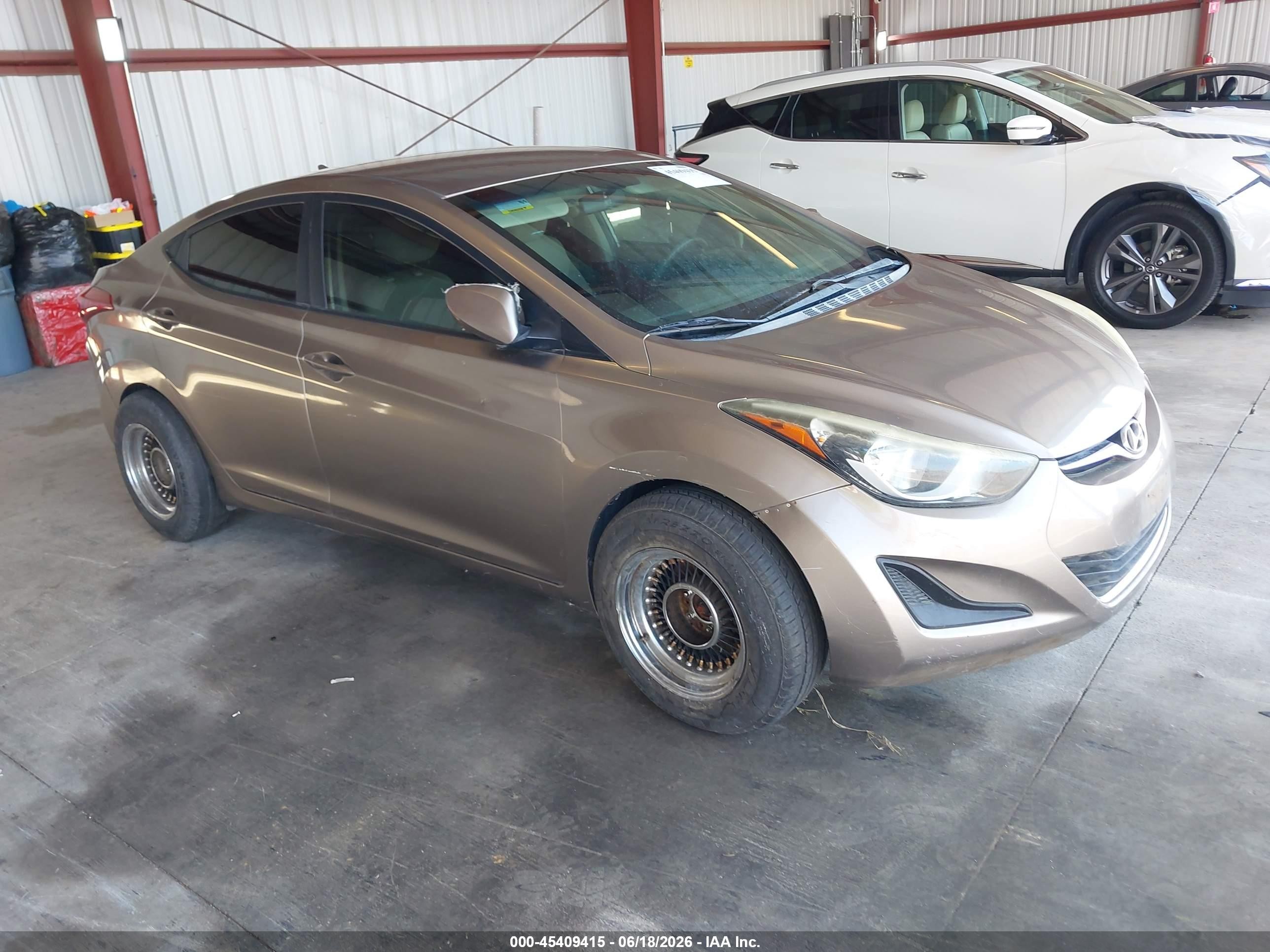 2015 Hyundai Elantra Se Серый vin: 5NPDH4AEXFH574029