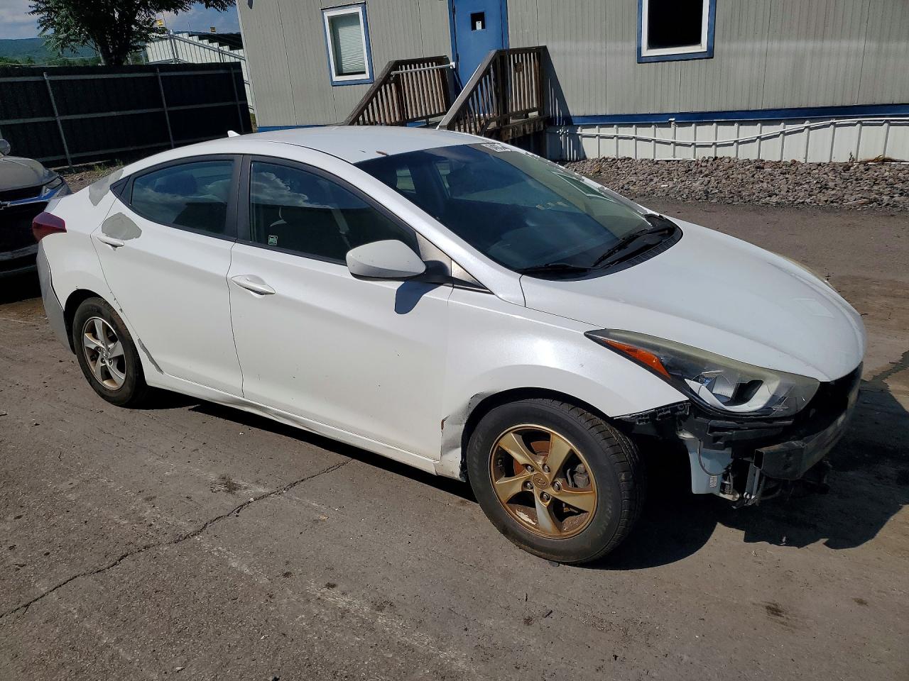 2015 Hyundai Elantra Se White vin: 5NPDH4AEXFH578906