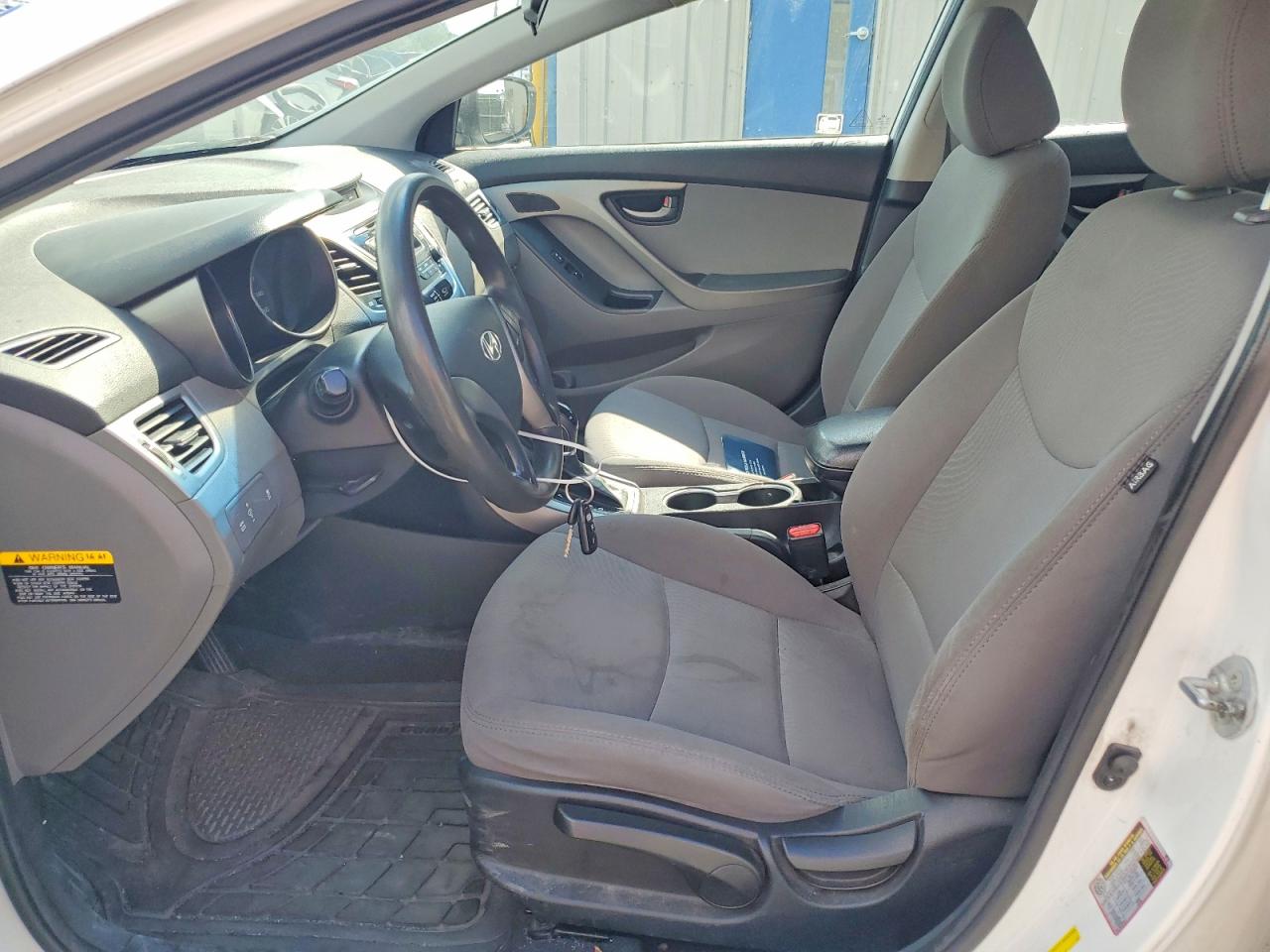 2015 Hyundai Elantra Se White vin: 5NPDH4AEXFH578906