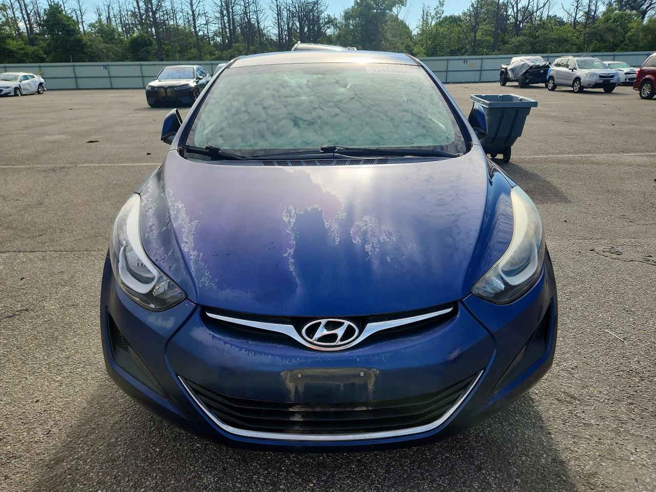 2015 Hyun Elantra Blue vin: 5NPDH4AEXFH580896