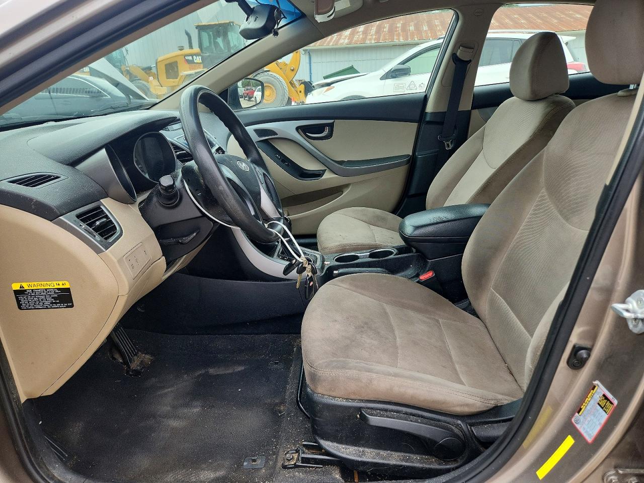 2015 Hyundai Elantra Se Brown vin: 5NPDH4AEXFH583832