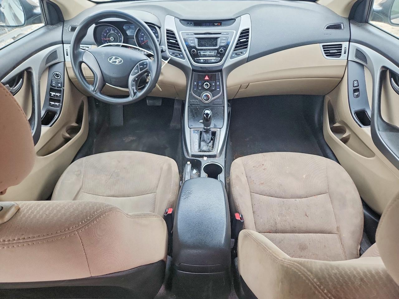 2015 Hyundai Elantra Se Brown vin: 5NPDH4AEXFH583832