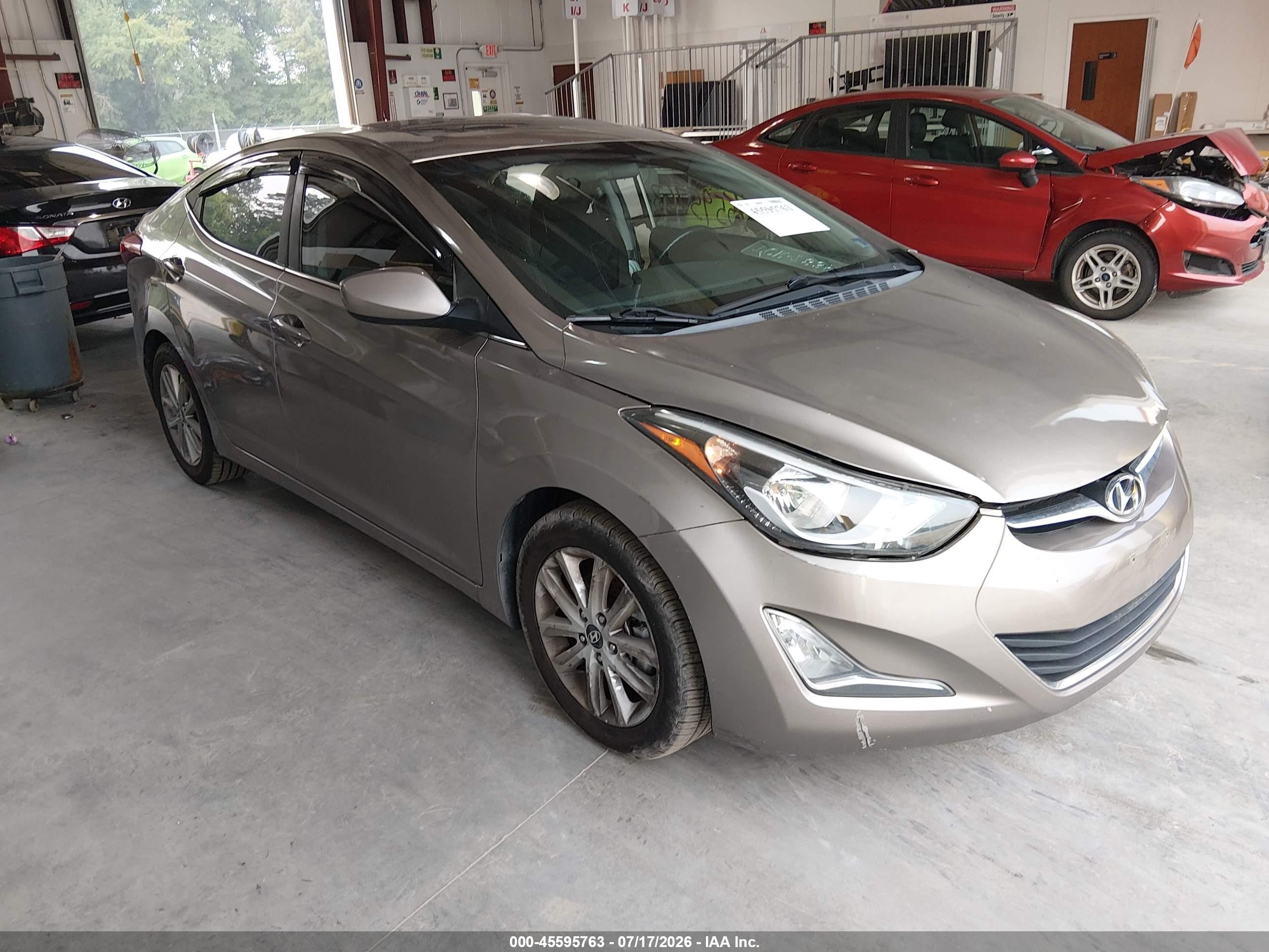 2015 Hyundai Elantra Se Серый vin: 5NPDH4AEXFH590571