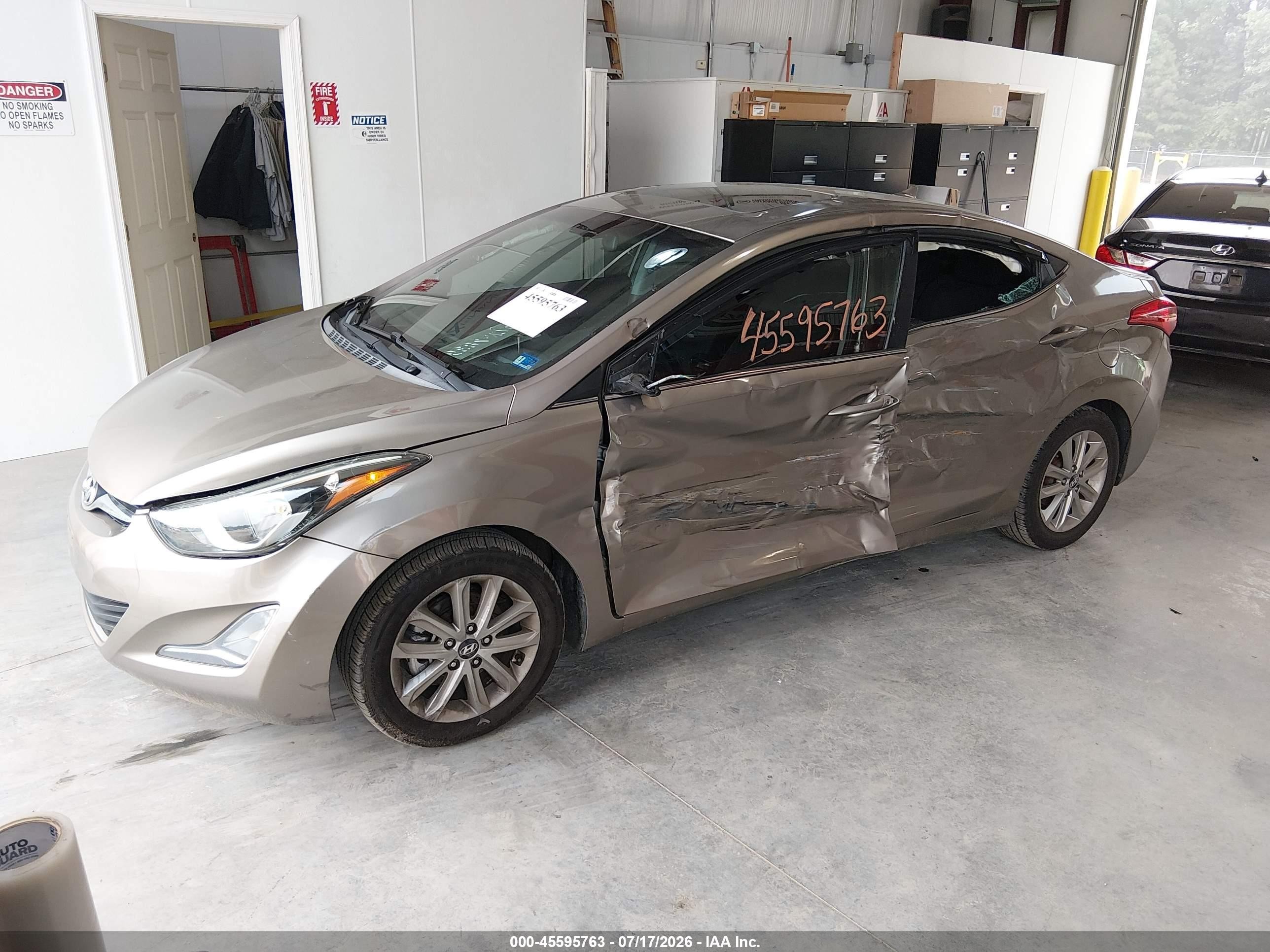 2015 Hyundai Elantra Se Серый vin: 5NPDH4AEXFH590571
