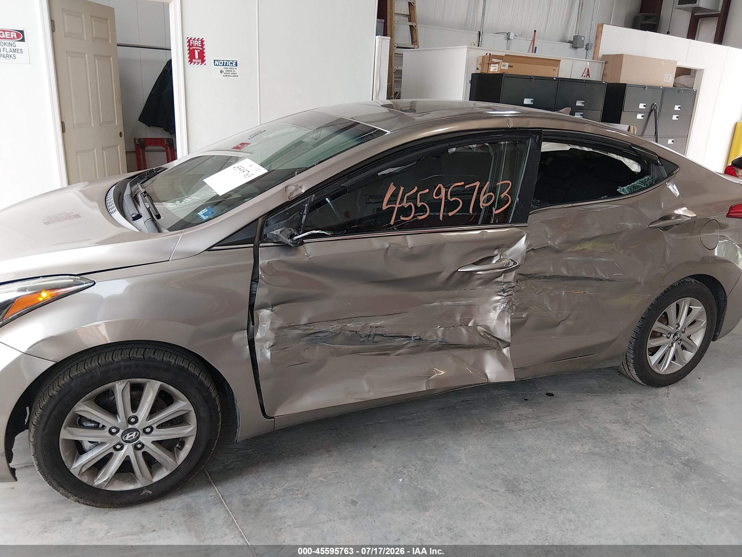 2015 Hyundai Elantra Se Серый vin: 5NPDH4AEXFH590571
