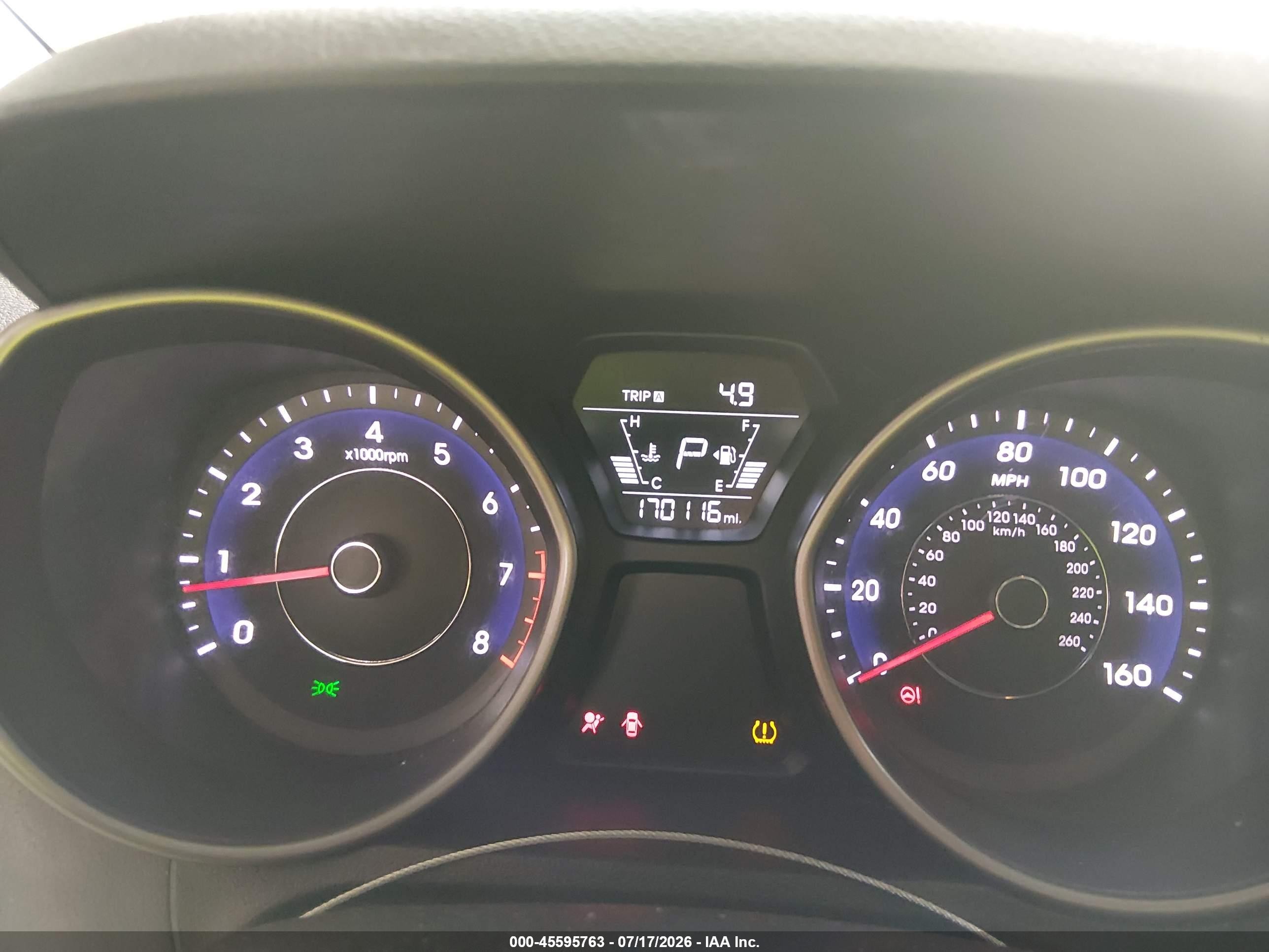 2015 Hyundai Elantra Se Серый vin: 5NPDH4AEXFH590571