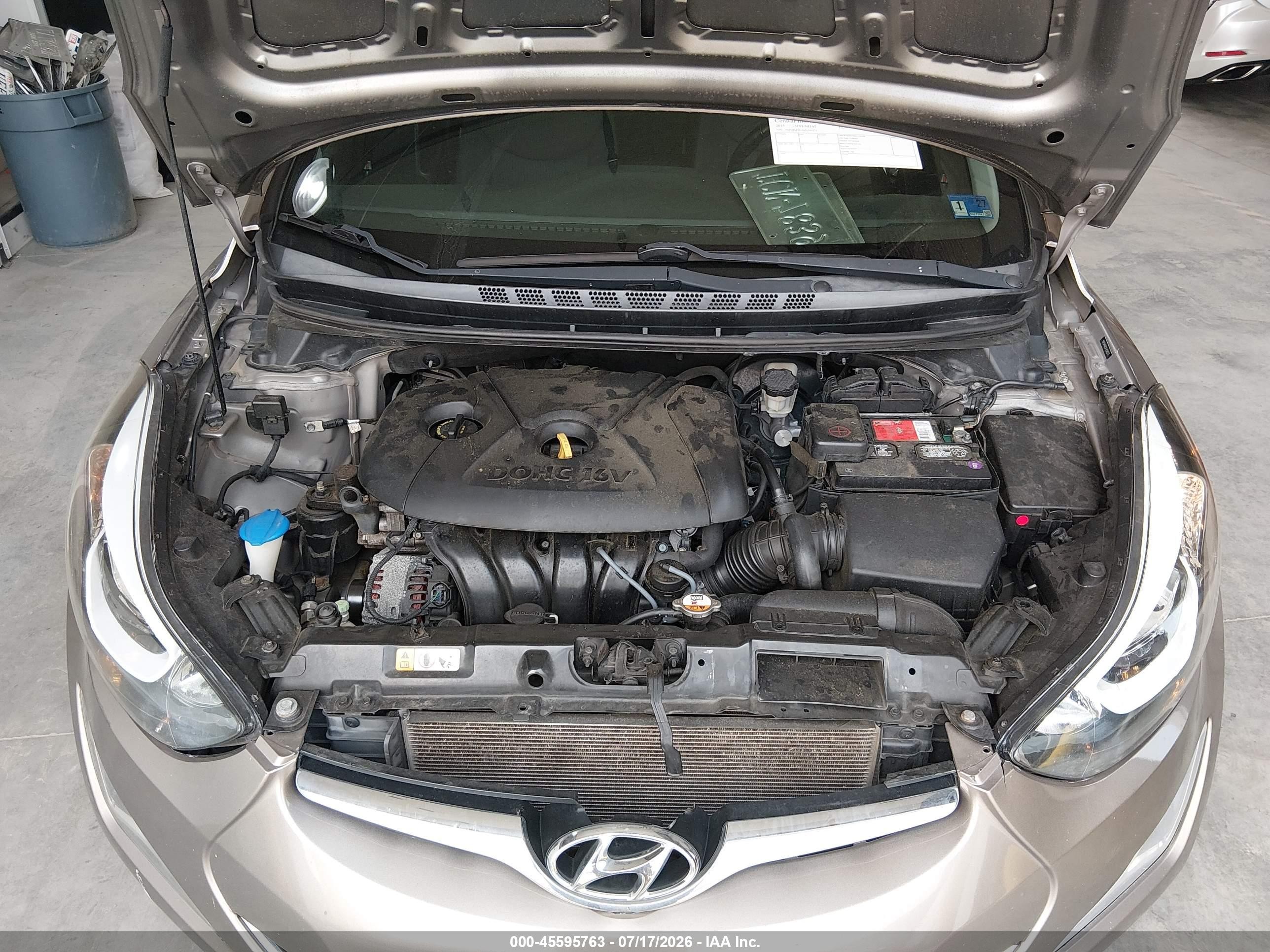 2015 Hyundai Elantra Se Серый vin: 5NPDH4AEXFH590571