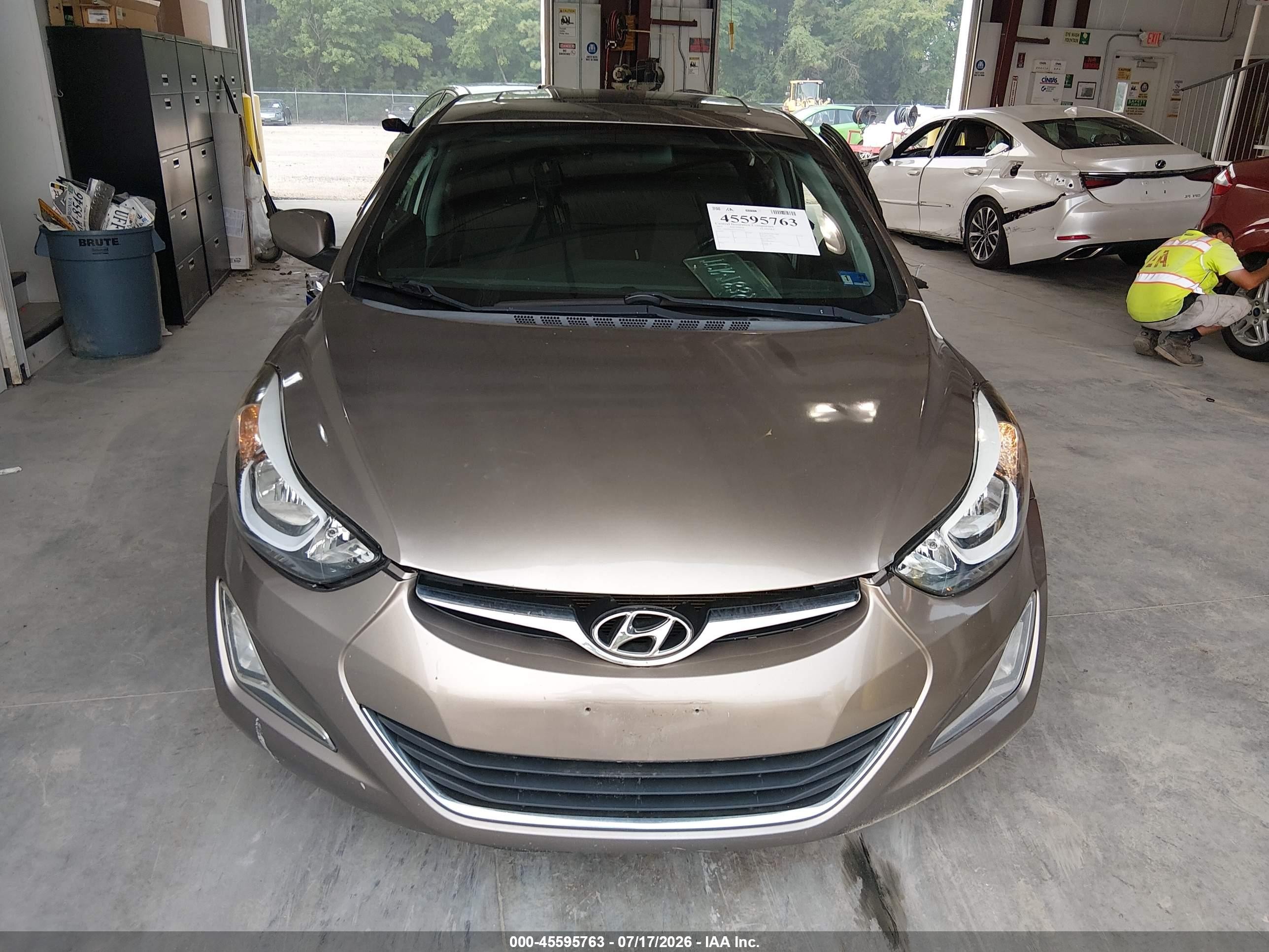 2015 Hyundai Elantra Se Серый vin: 5NPDH4AEXFH590571
