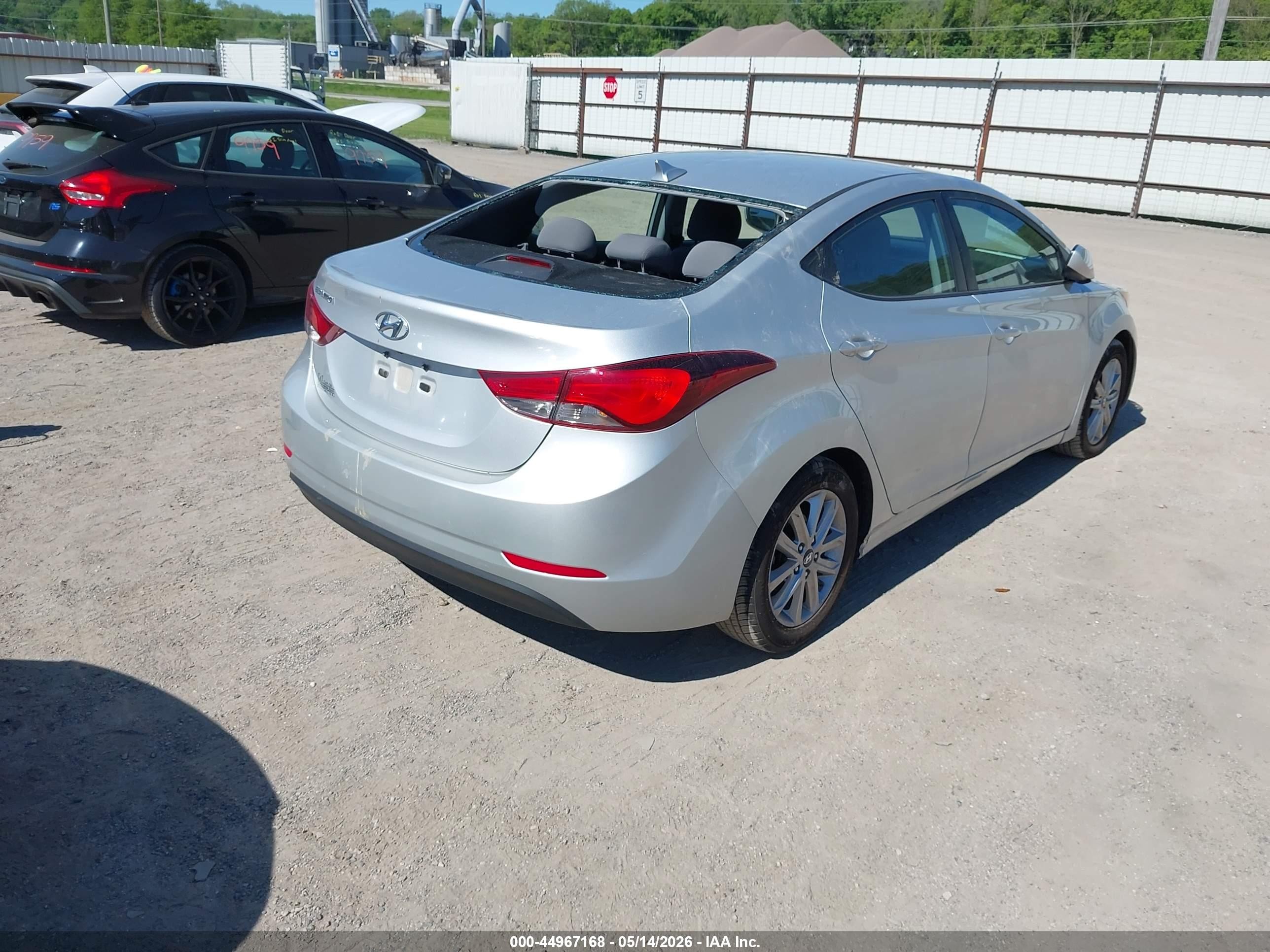 2015 Hyundai Elantra Se Silver vin: 5NPDH4AEXFH593860