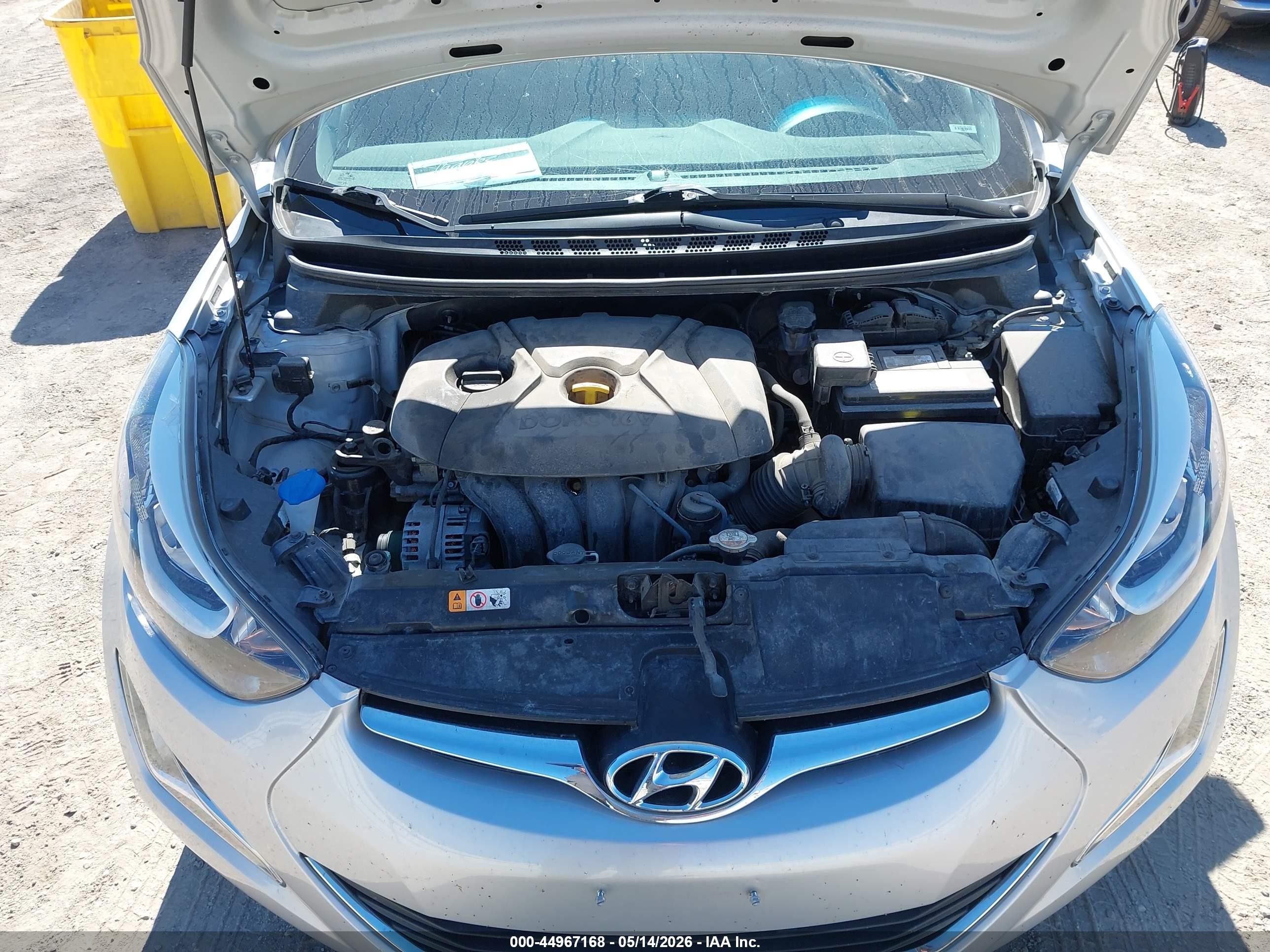 2015 Hyundai Elantra Se Silver vin: 5NPDH4AEXFH593860