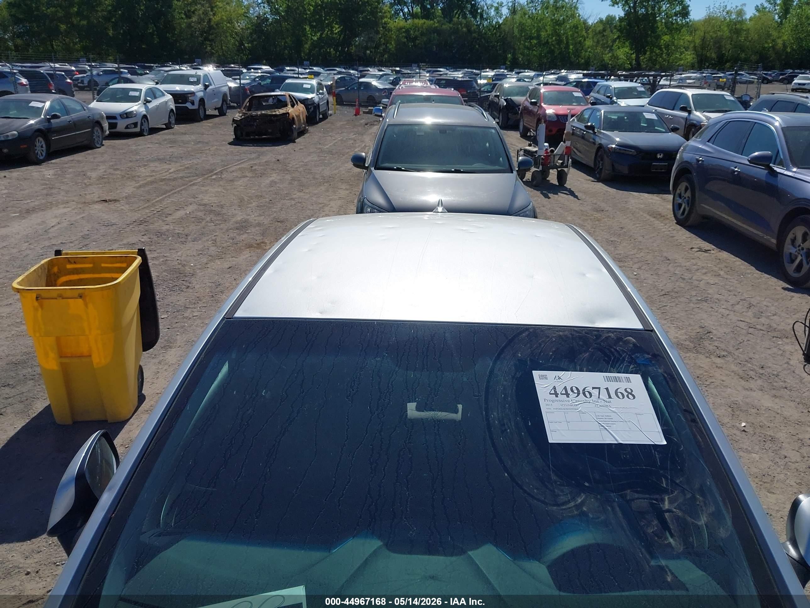 2015 Hyundai Elantra Se Silver vin: 5NPDH4AEXFH593860