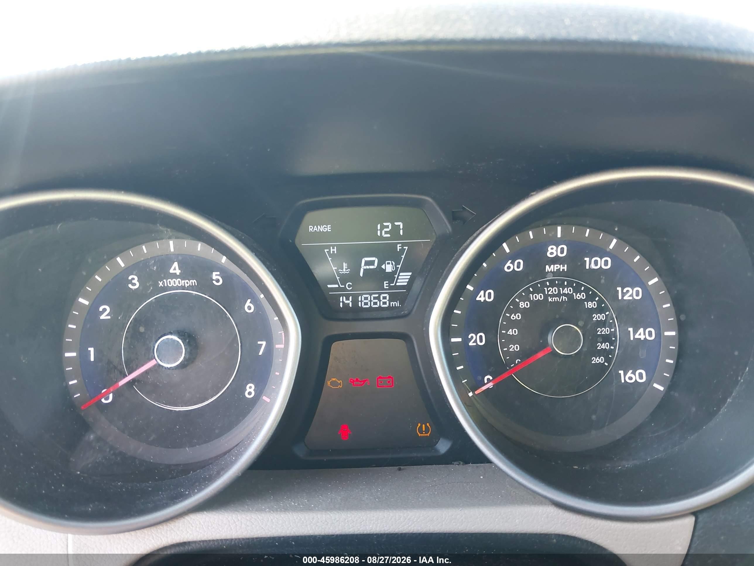 2015 Hyundai Elantra Se Blue vin: 5NPDH4AEXFH594068
