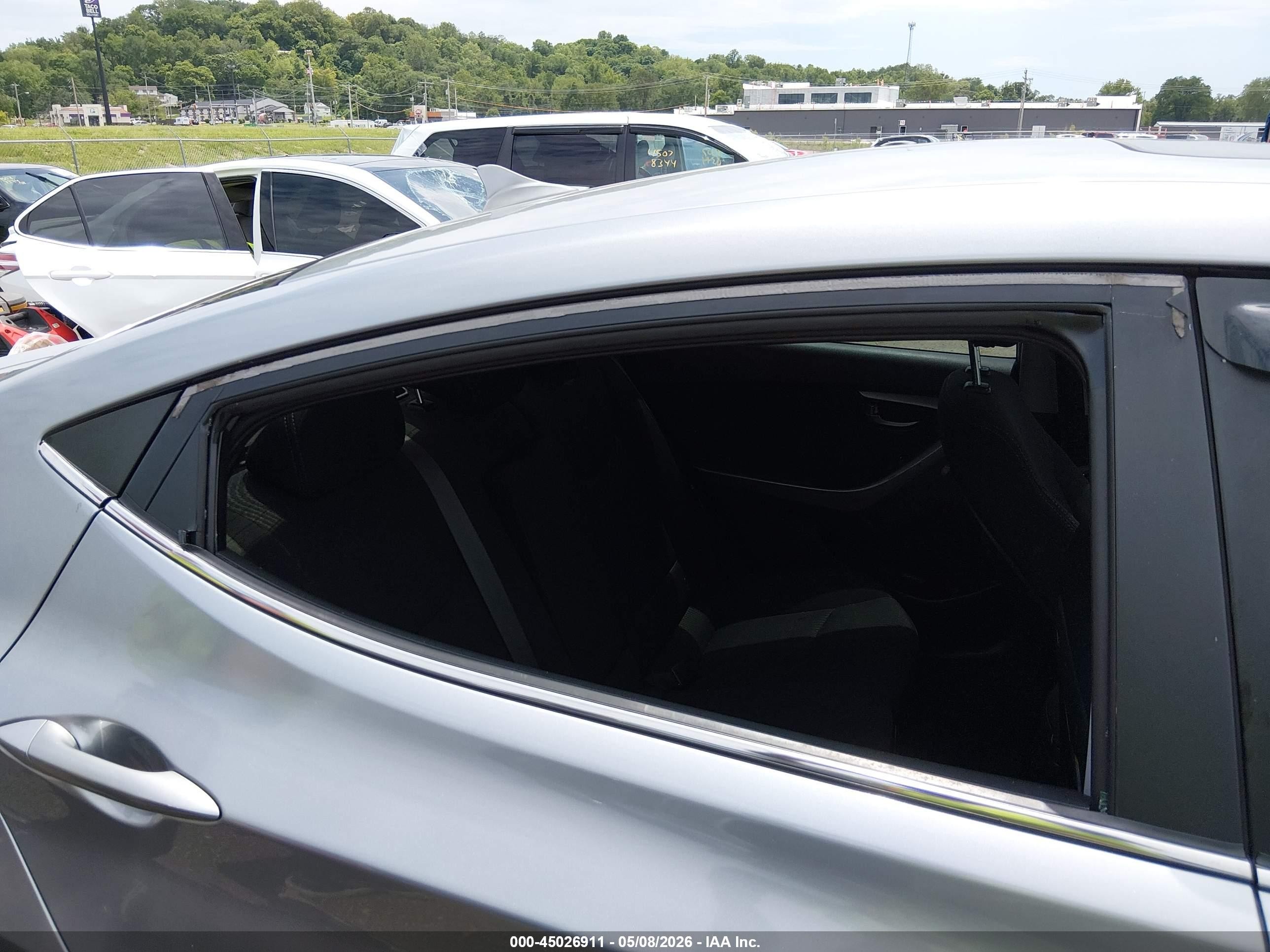 2015 Hyundai Elantra Se Gray vin: 5NPDH4AEXFH597830