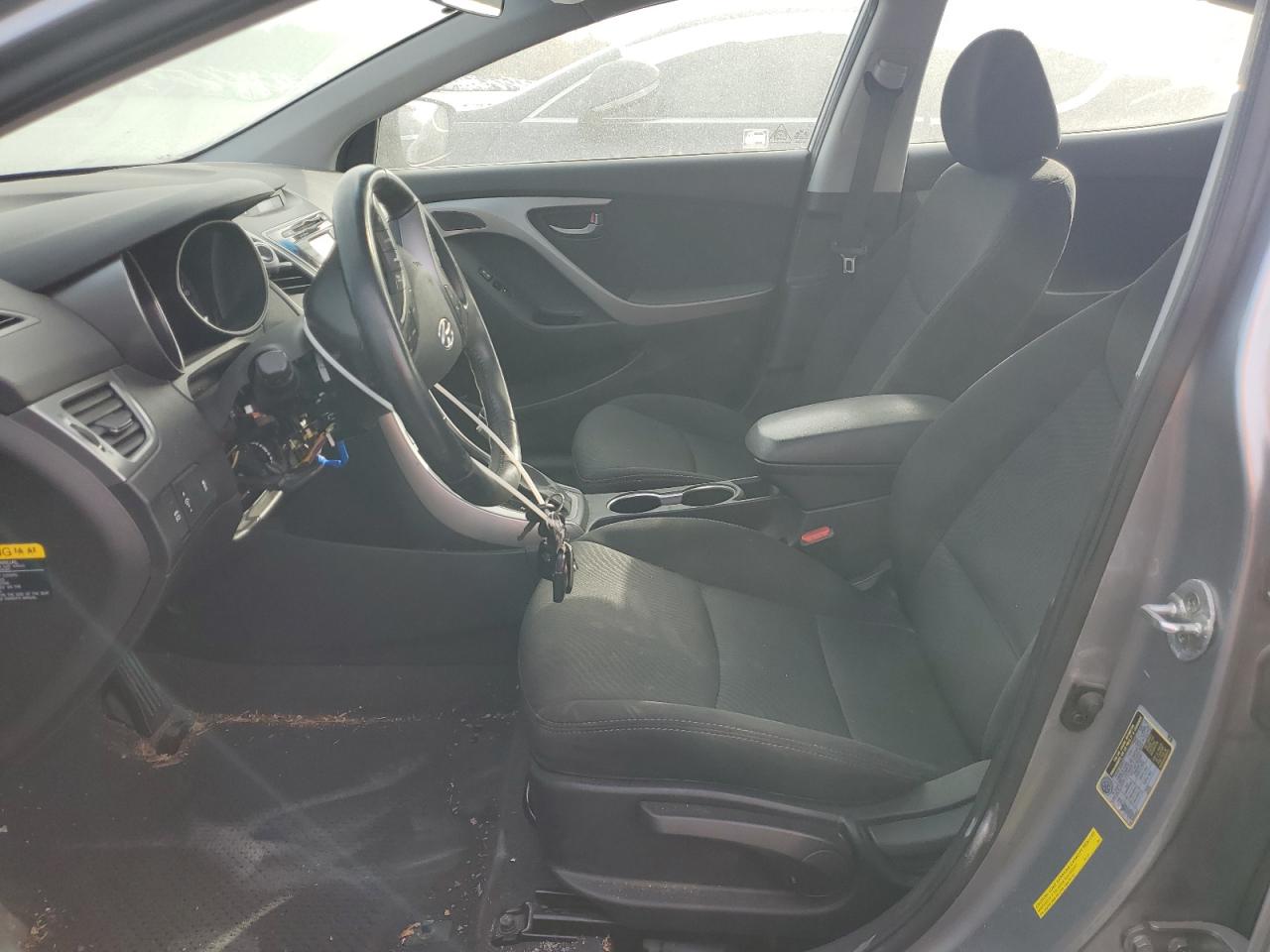 2015 Hyundai Elantra Se Silver vin: 5NPDH4AEXFH598850