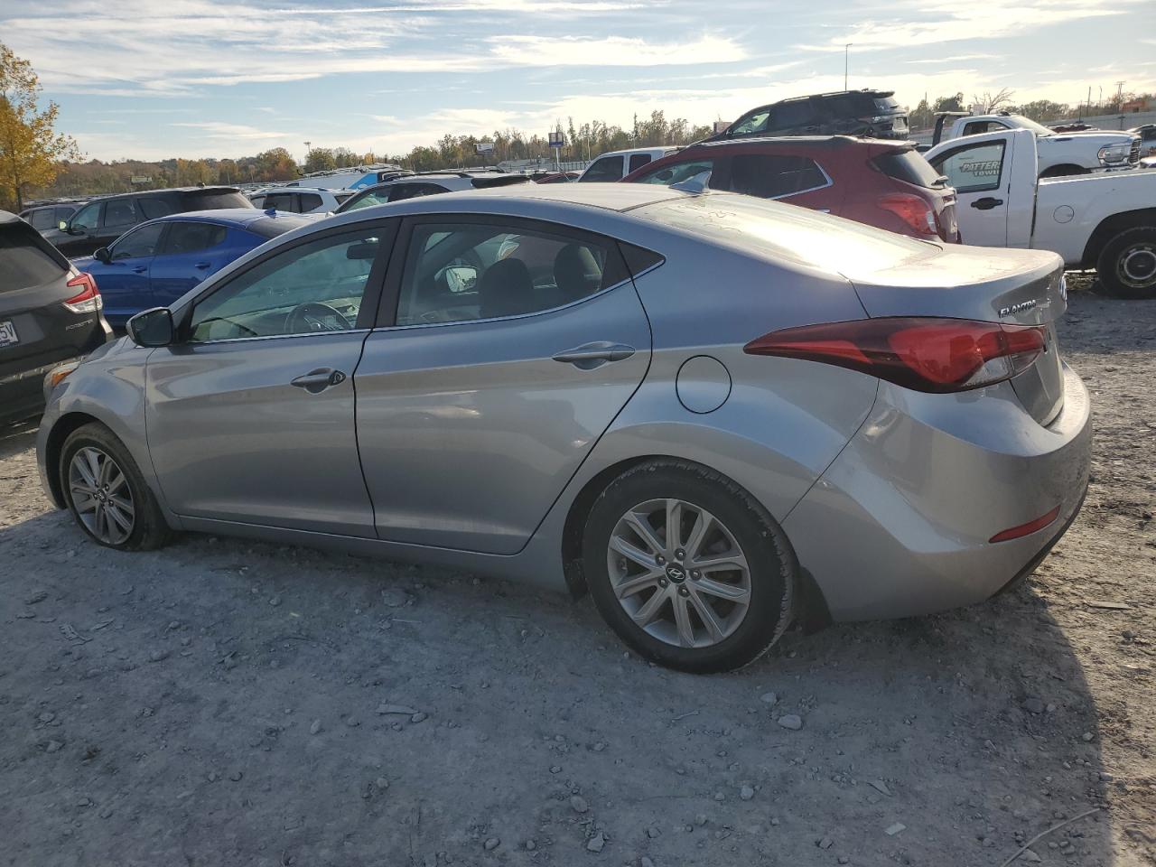 2015 Hyundai Elantra Se Silver vin: 5NPDH4AEXFH598850