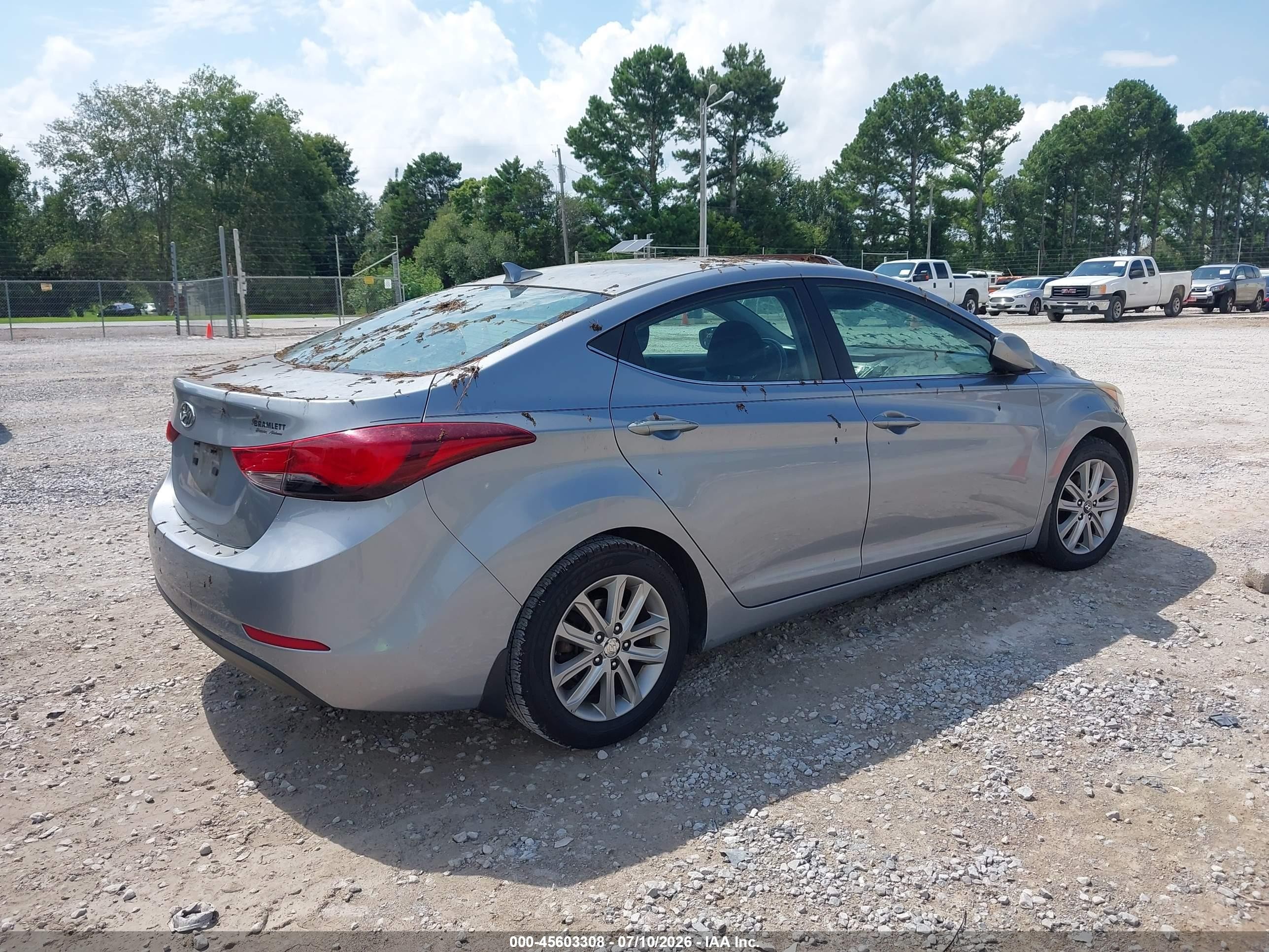 2015 Hyundai Elantra Se Silver vin: 5NPDH4AEXFH600208