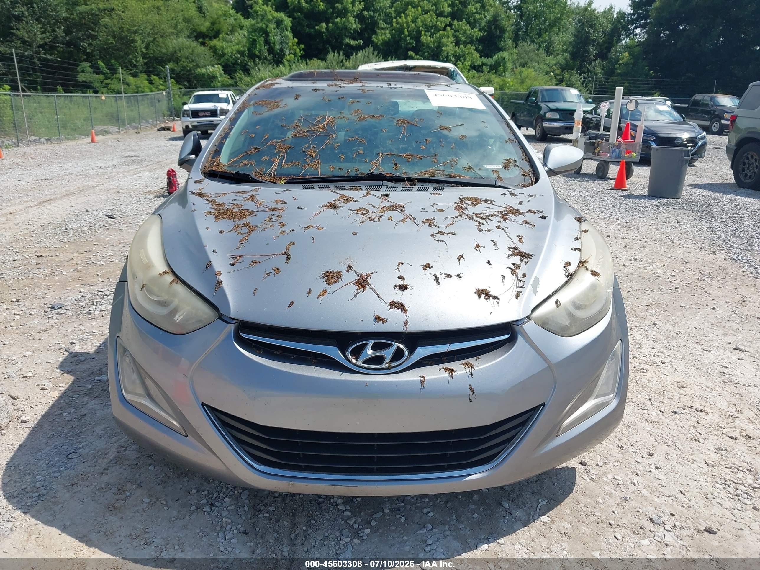 2015 Hyundai Elantra Se Silver vin: 5NPDH4AEXFH600208