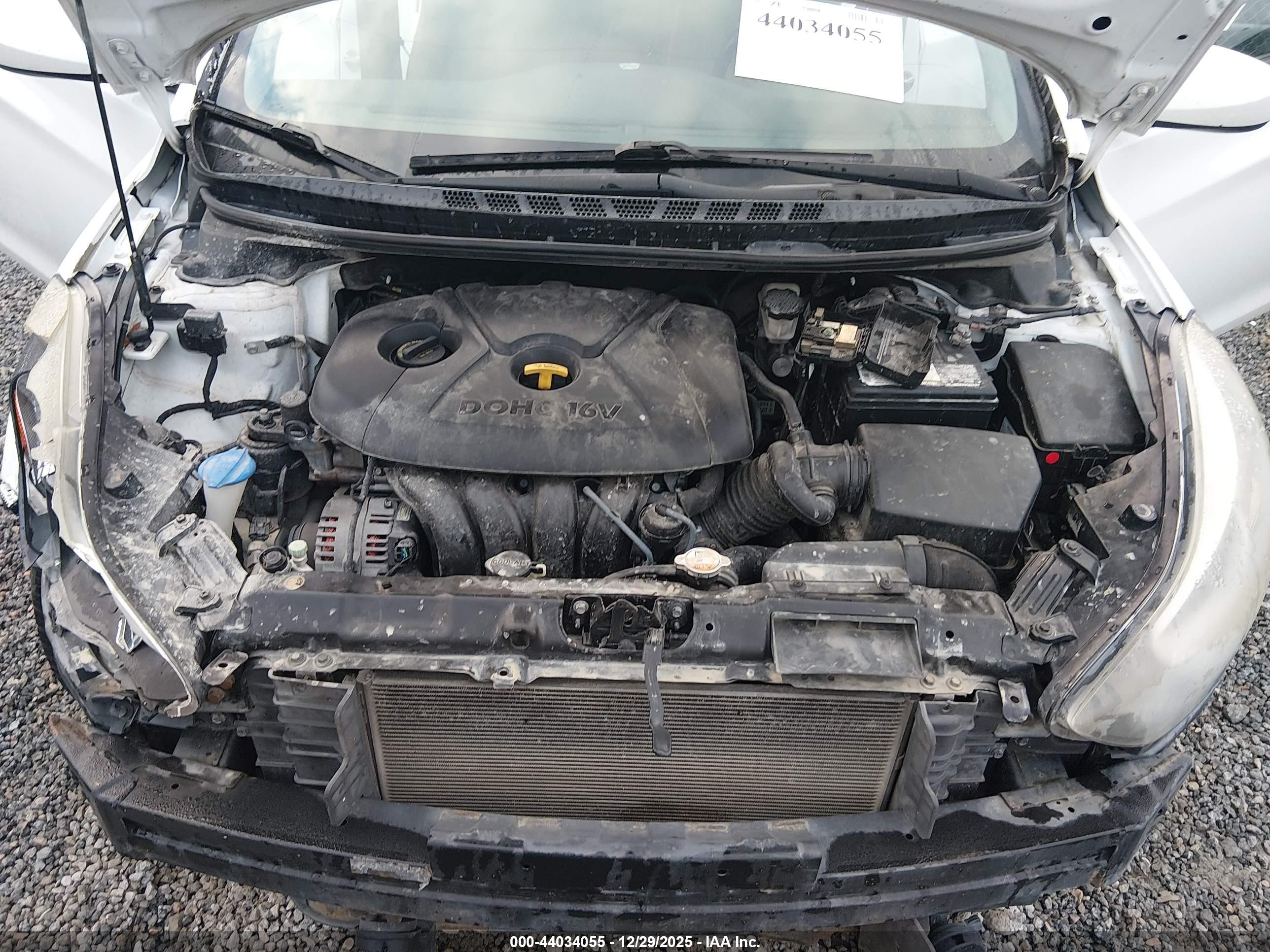 2015 Hyundai Elantra Se Белый vin: 5NPDH4AEXFH608406