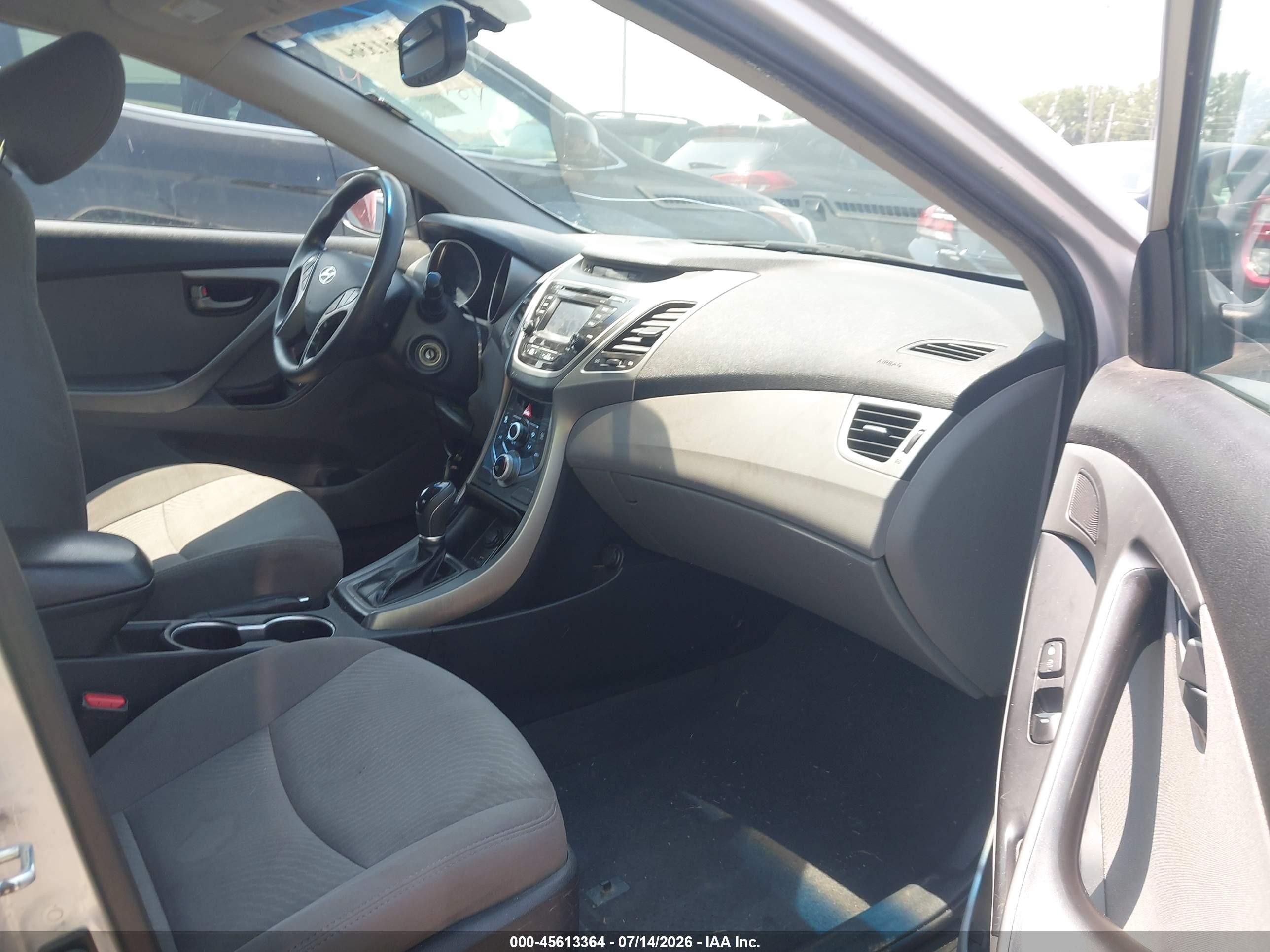 2015 Hyundai Elantra Se Silver vin: 5NPDH4AEXFH611385