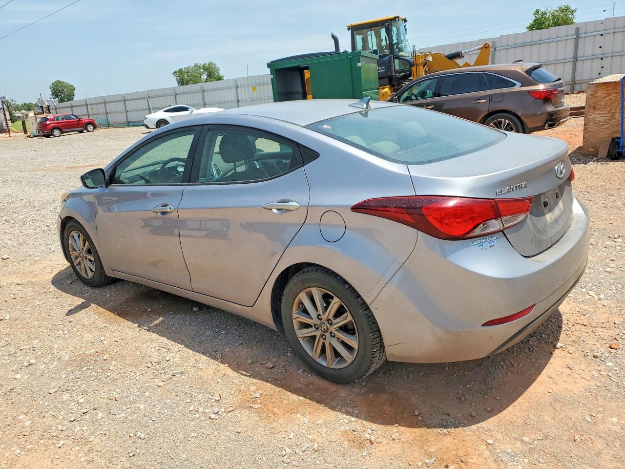 2015 Hyundai Elantra Silver vin: 5NPDH4AEXFH617669