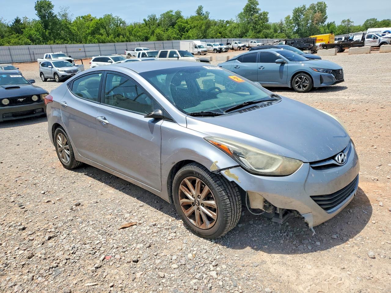 2015 Hyundai Elantra Silver vin: 5NPDH4AEXFH617669