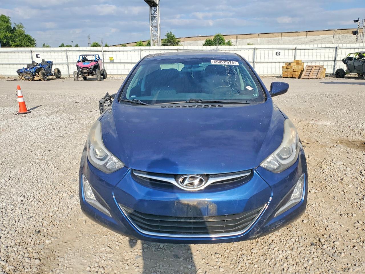 2015 Hyundai Elantra Se Blue vin: 5NPDH4AEXFH619258