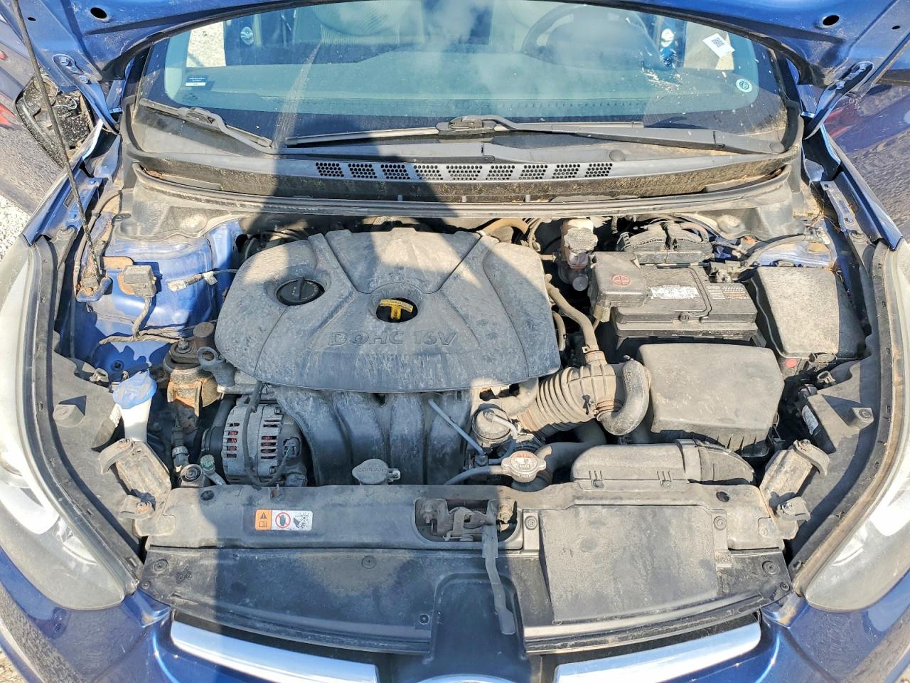 2015 Hyundai Elantra Se Blue vin: 5NPDH4AEXFH619258
